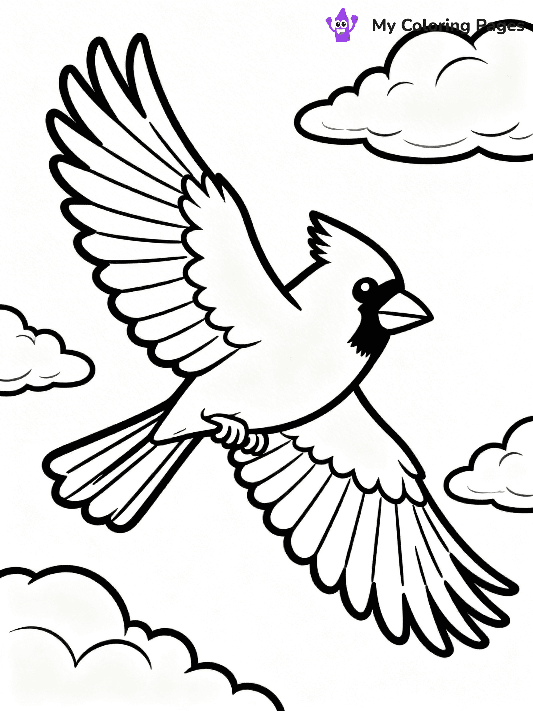 Cardinal Coloring Pages - 9