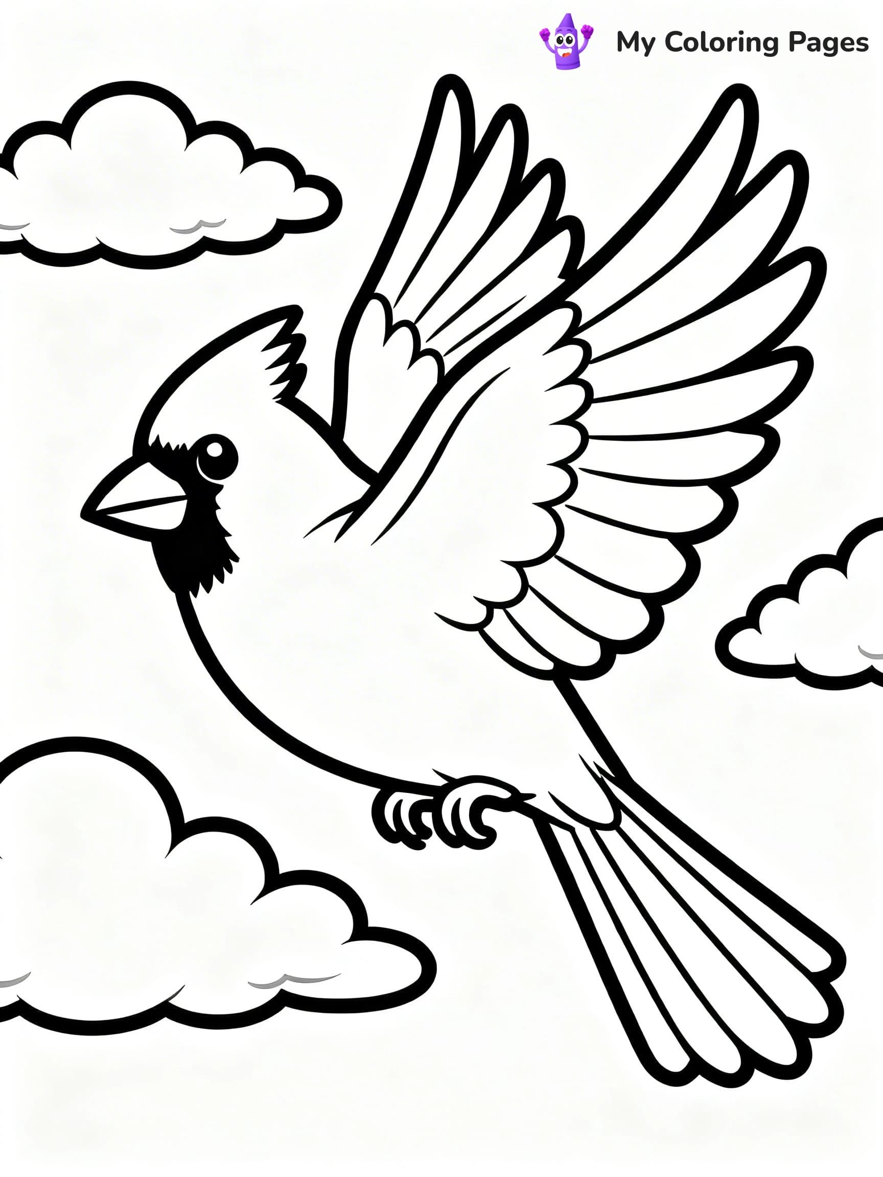 Cardinal Coloring Pages - 7