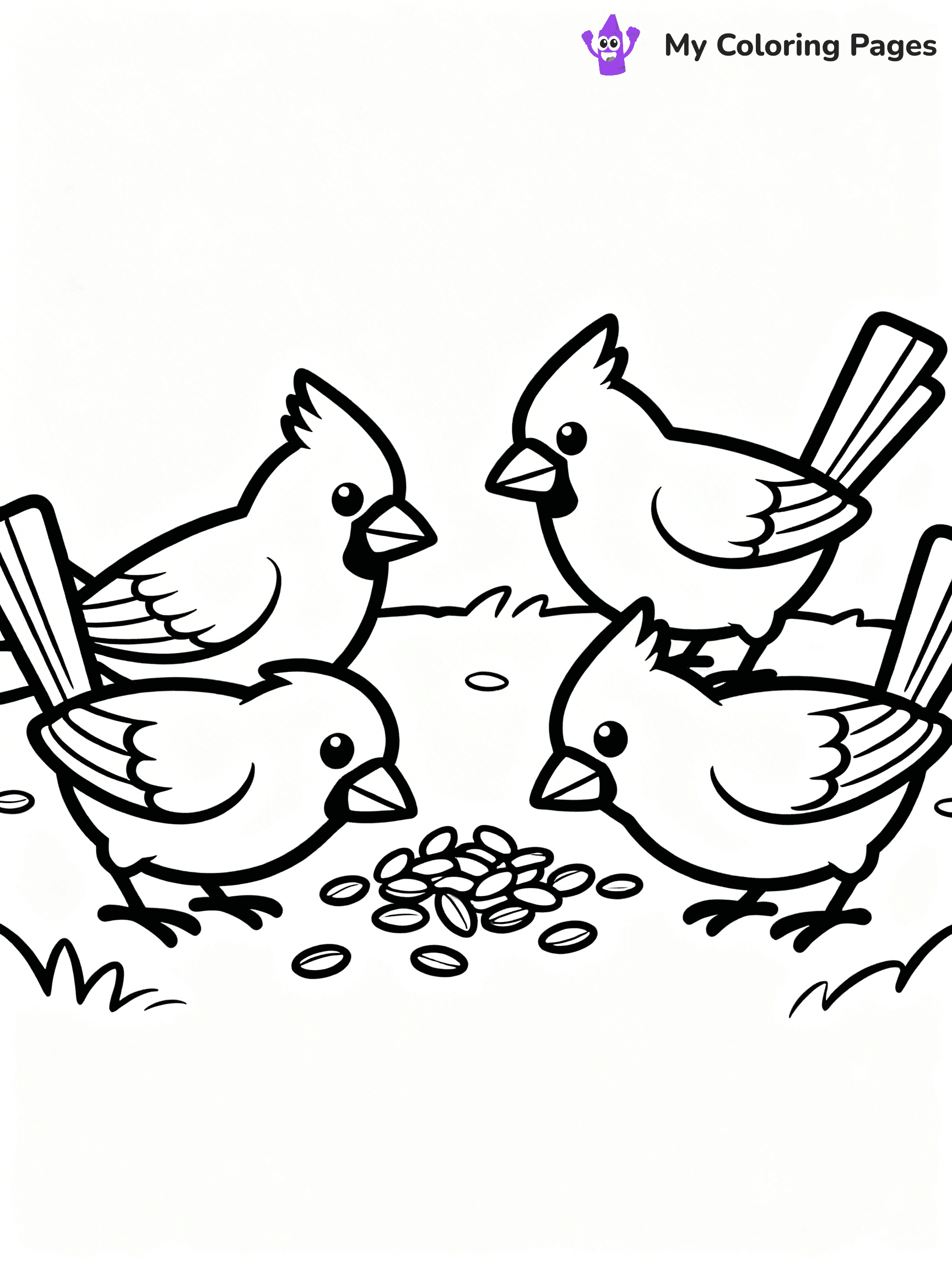 Cardinal Coloring Pages - 6