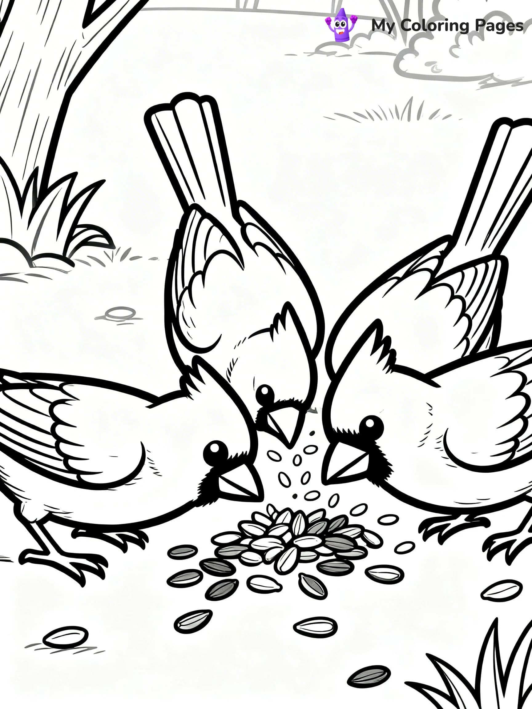 Cardinal Coloring Pages - 2