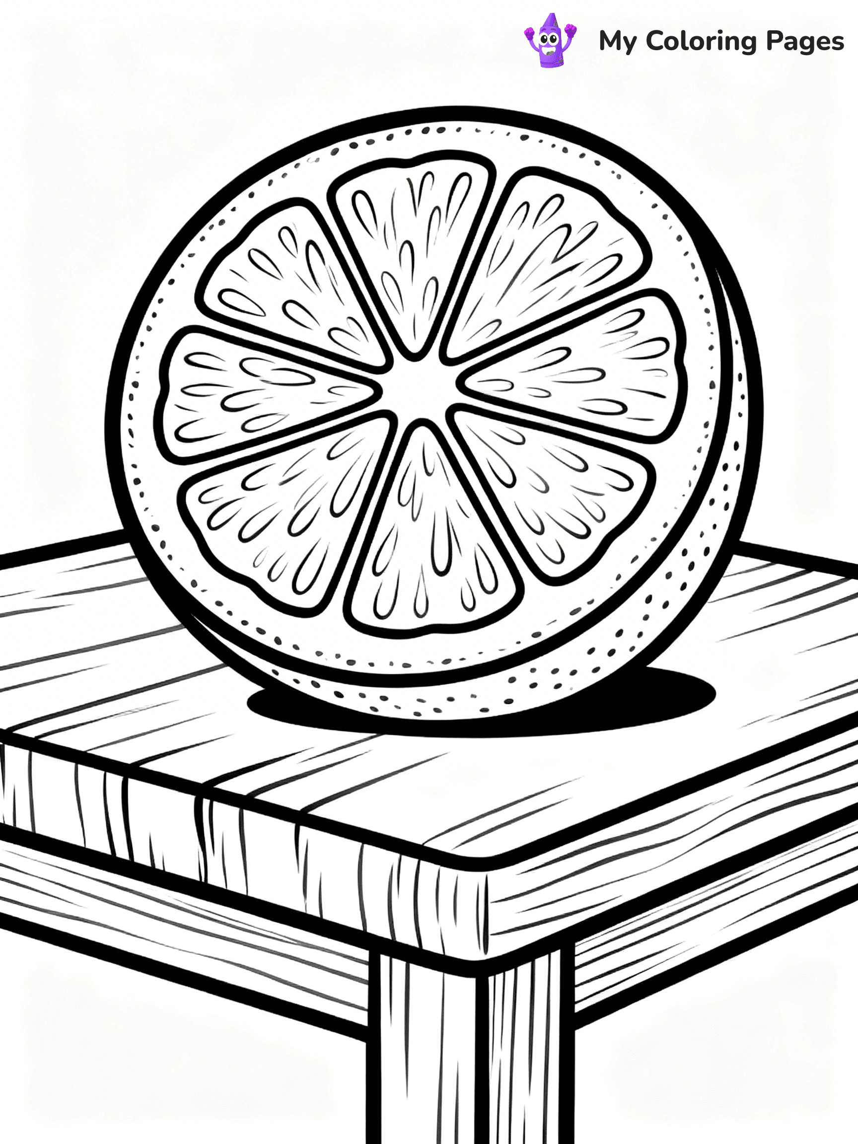 Orange Coloring Pages - 306