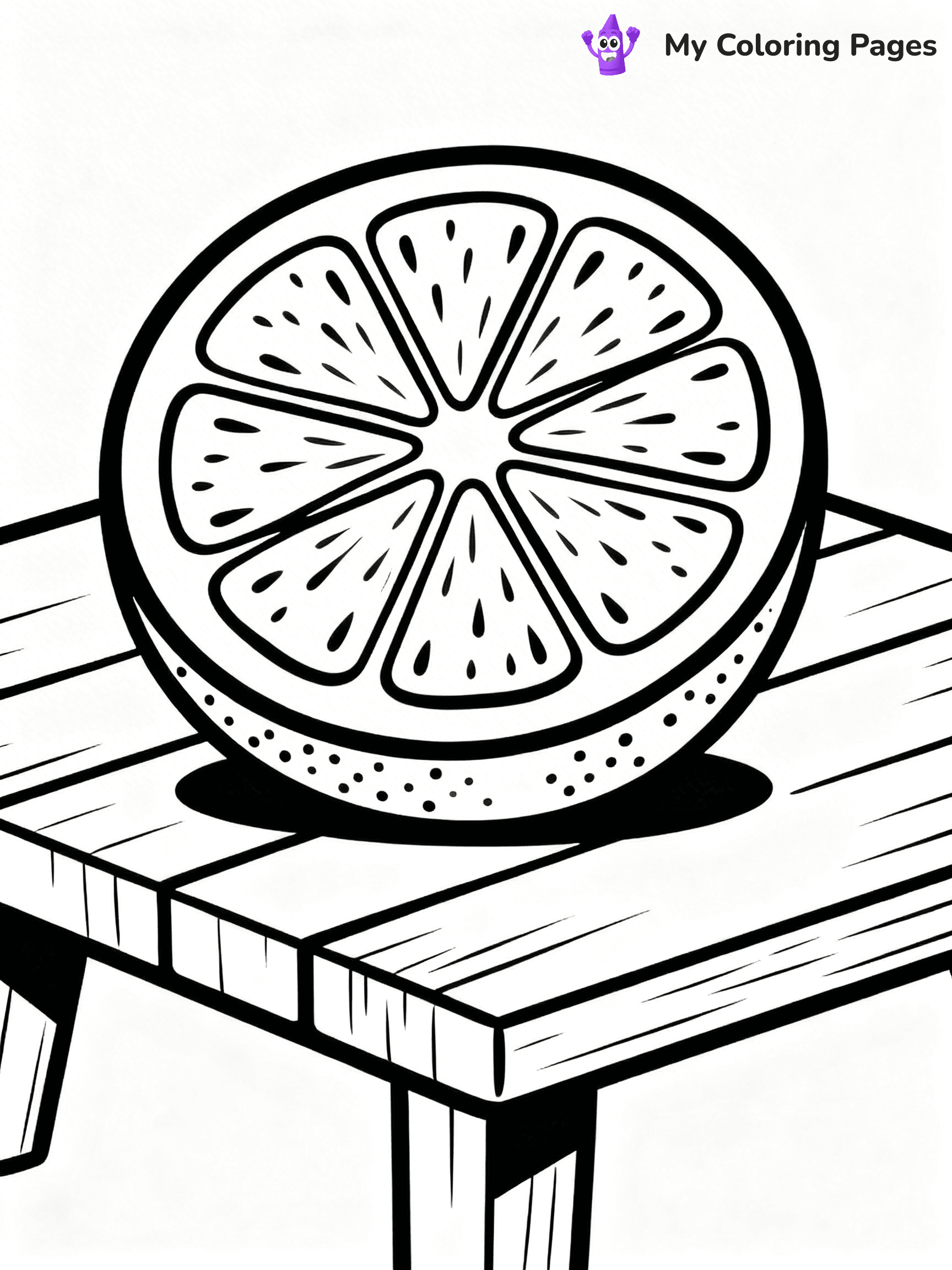 Orange Coloring Pages - 305