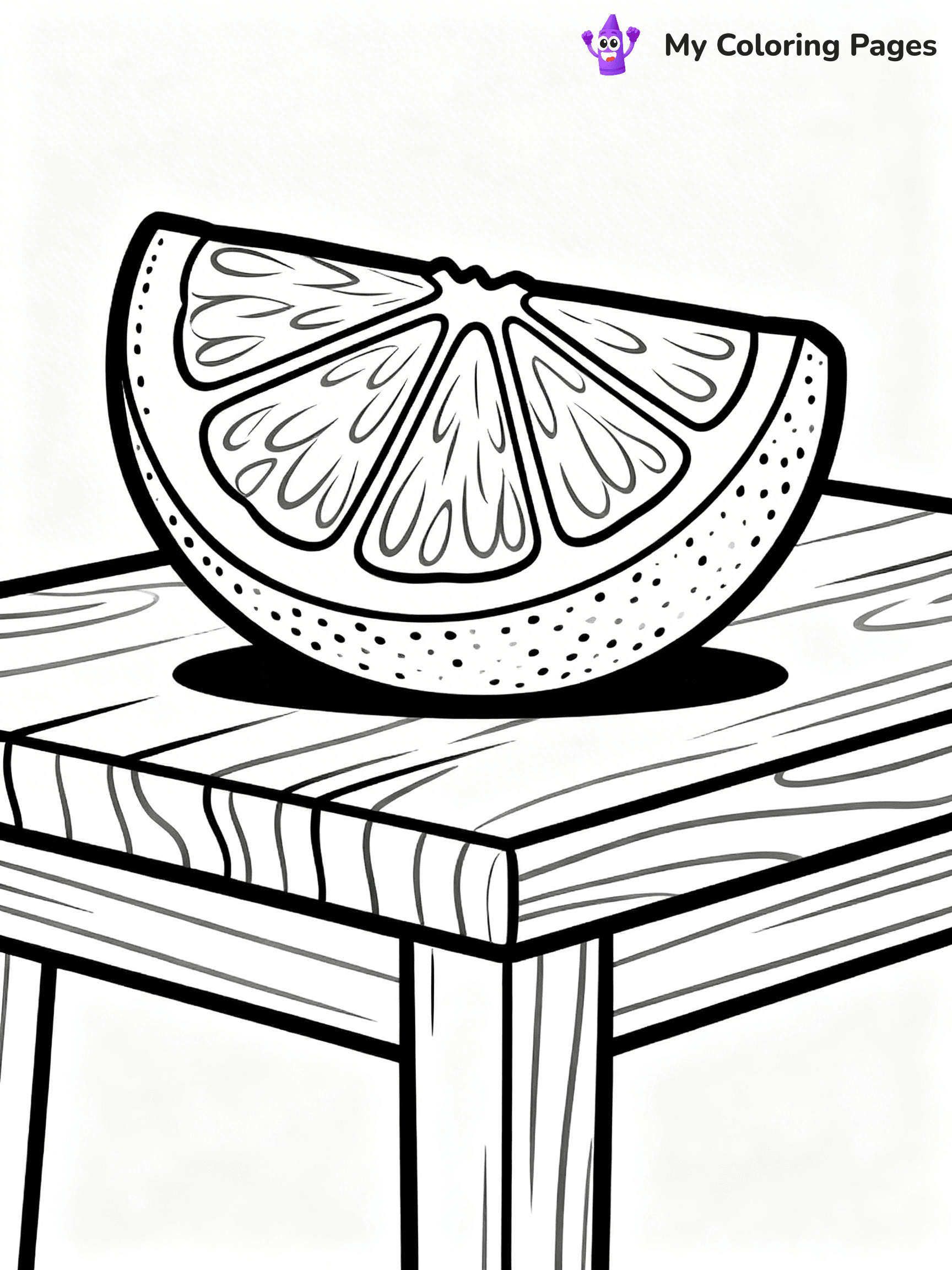 Orange Coloring Pages - 303