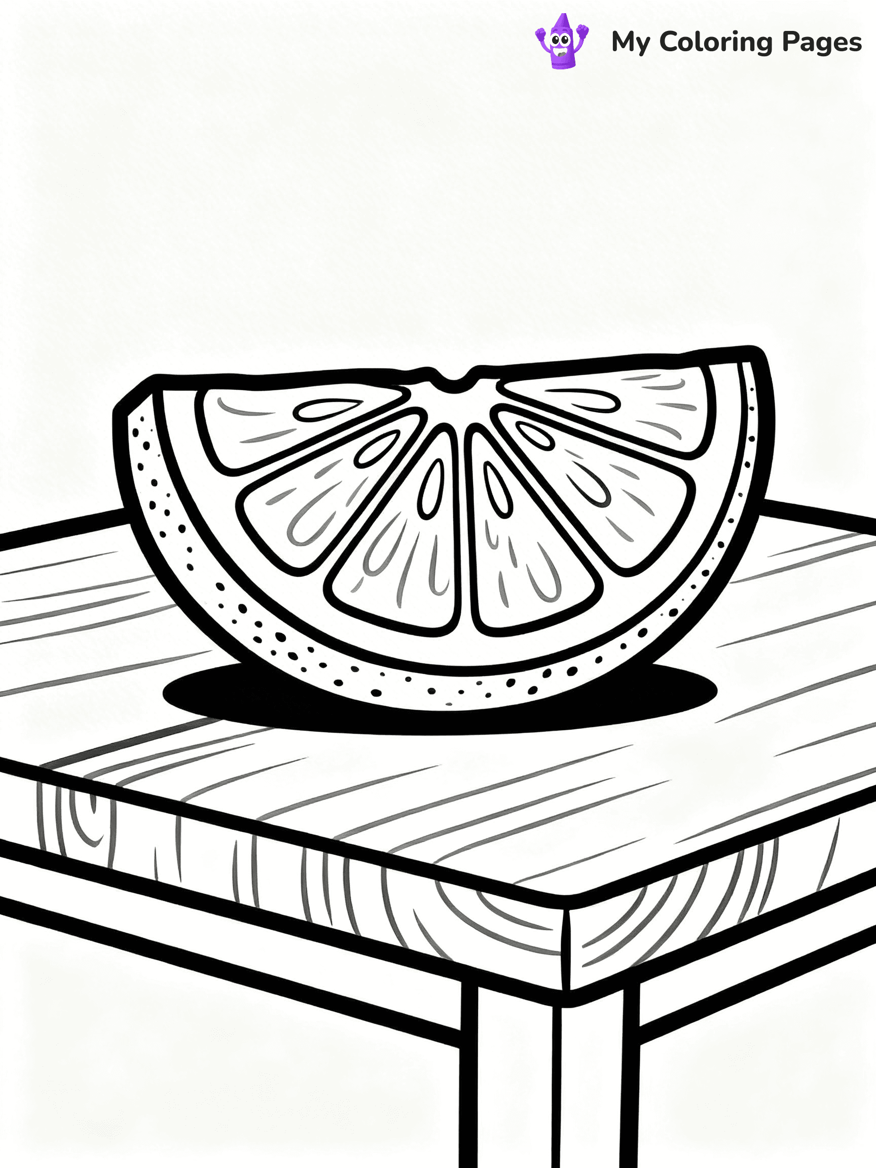 Orange Coloring Pages - 301