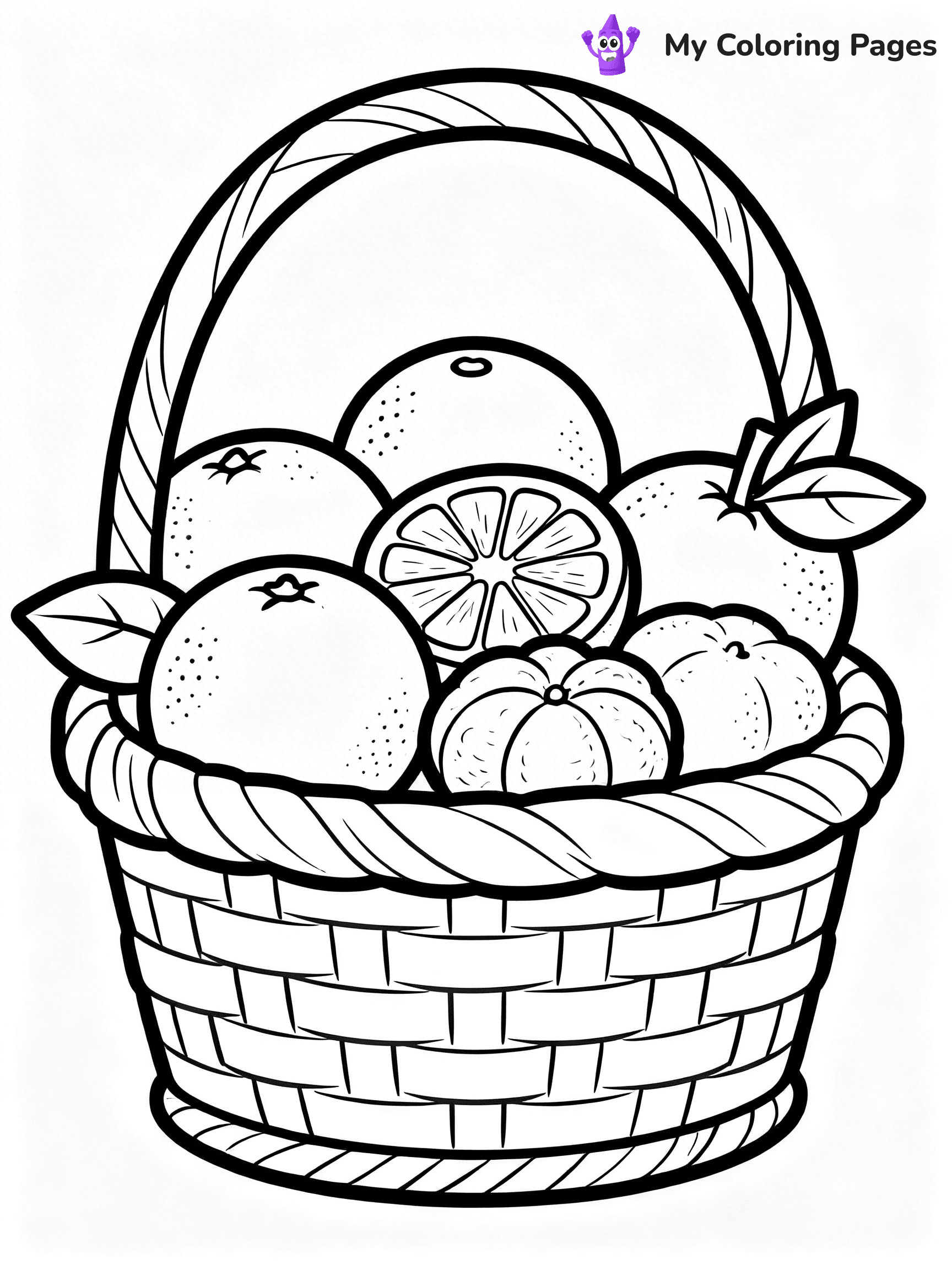 Orange Coloring Pages - 244
