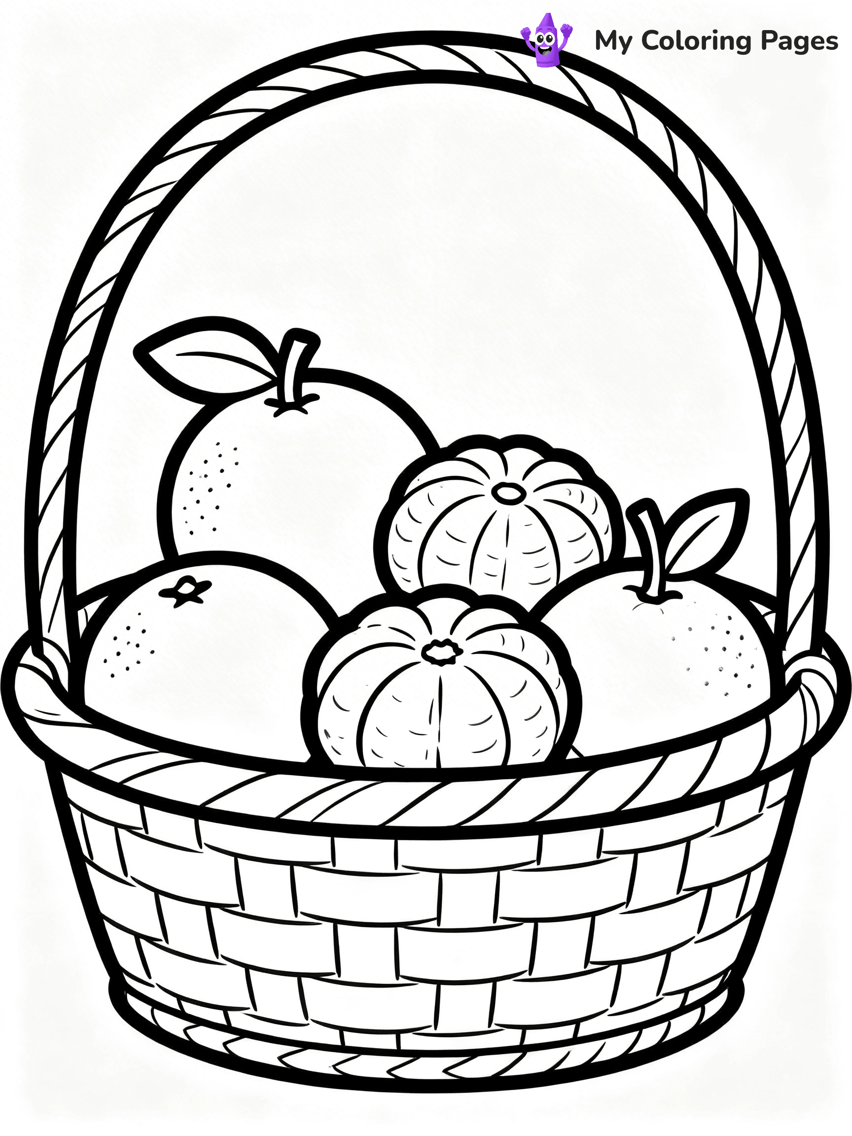 Orange Coloring Pages - 243