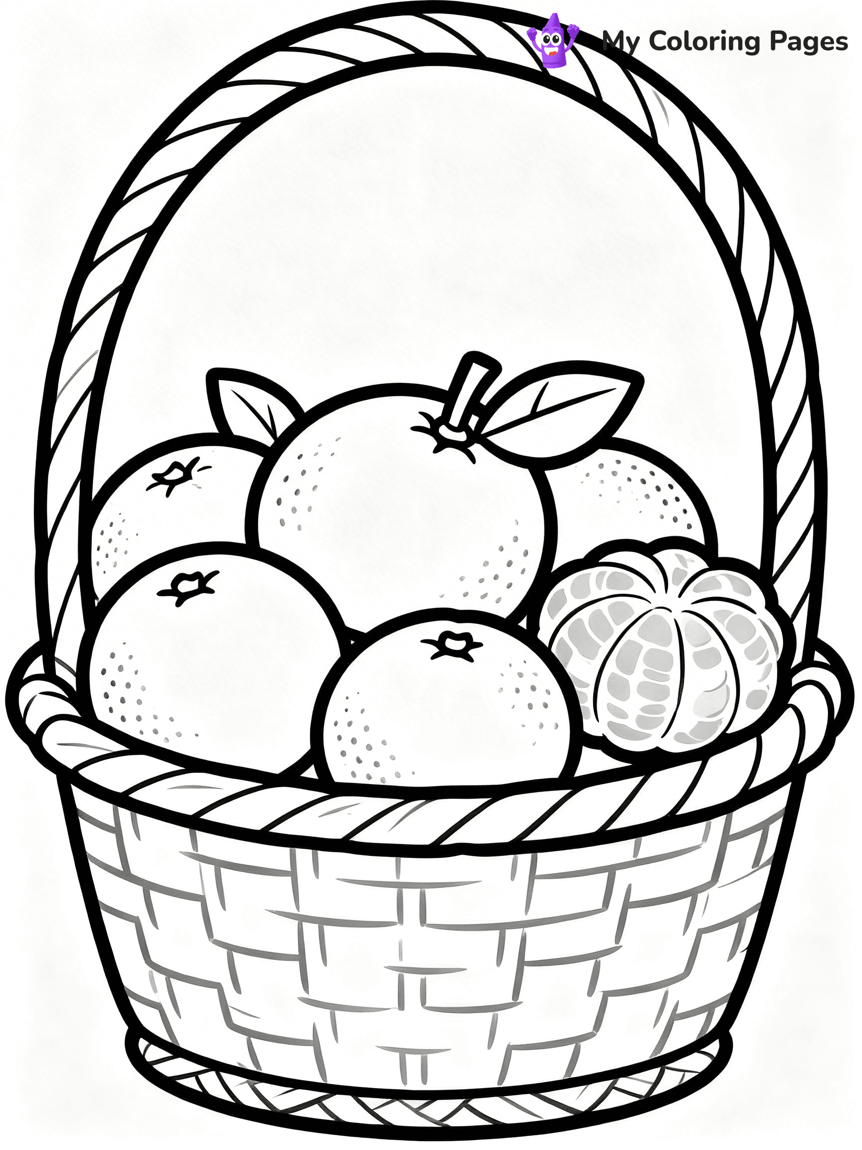 Orange Coloring Pages - 242