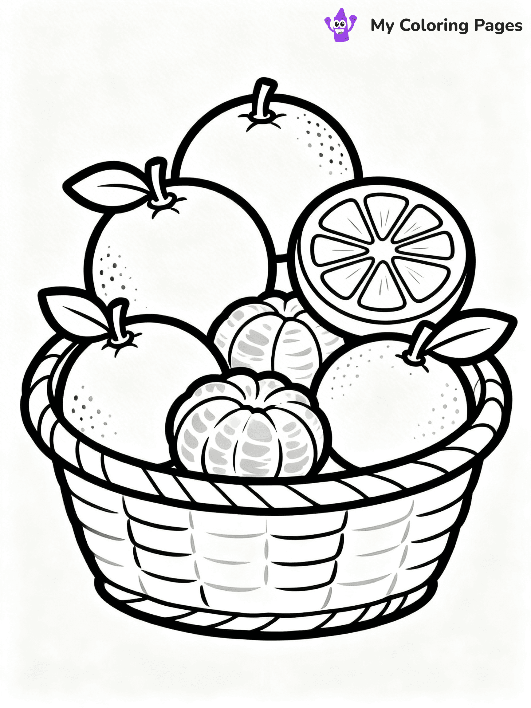 Orange Coloring Pages - 241