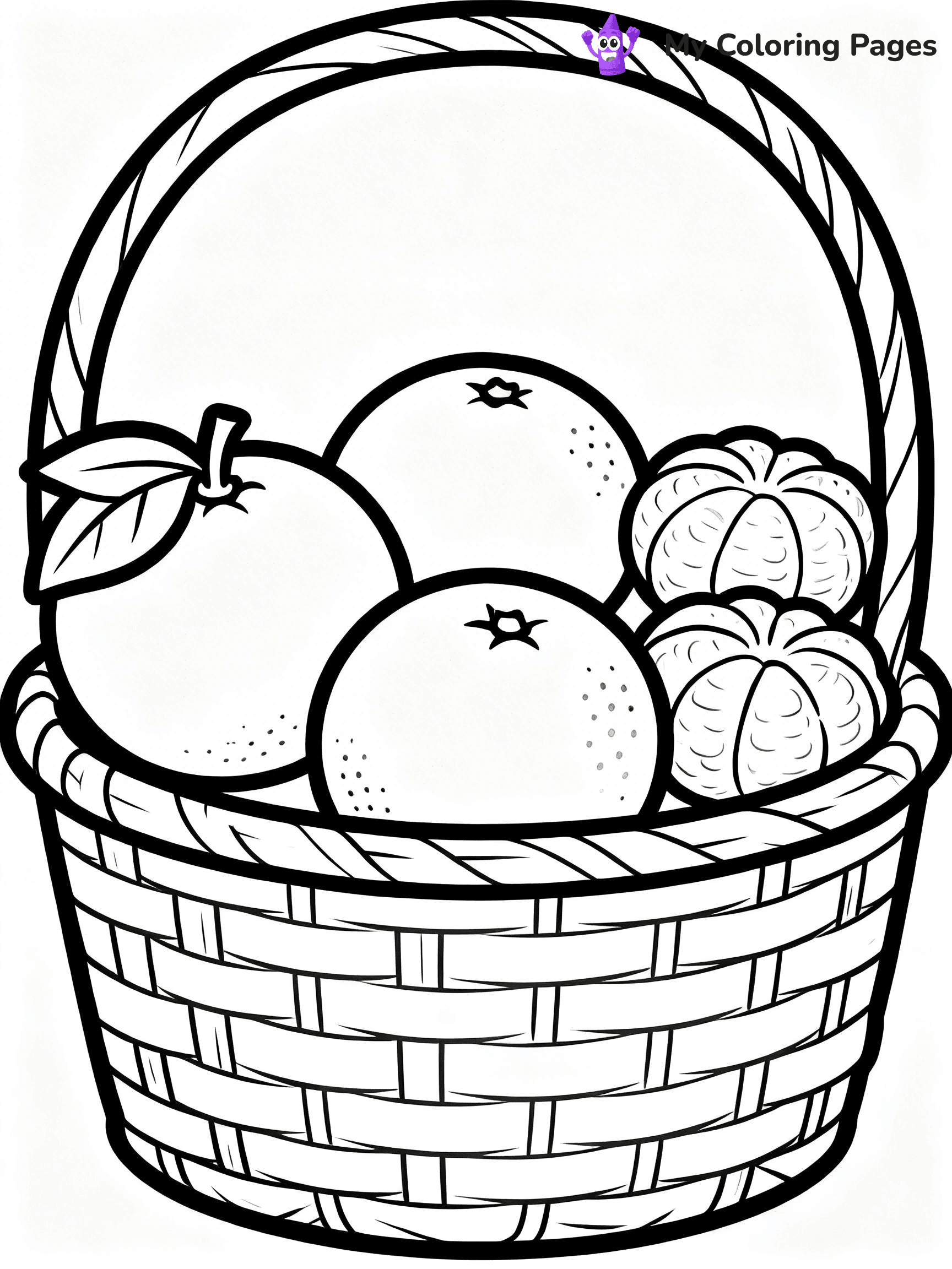 Orange Coloring Pages - 239
