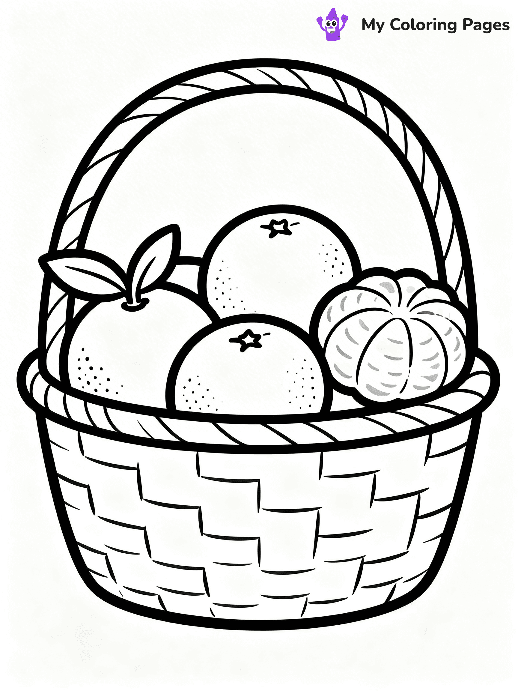 Orange Coloring Pages - 238