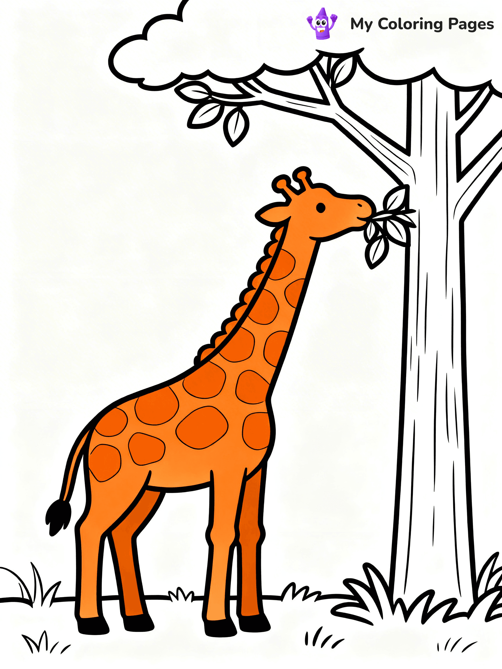 Orange Coloring Pages - 189