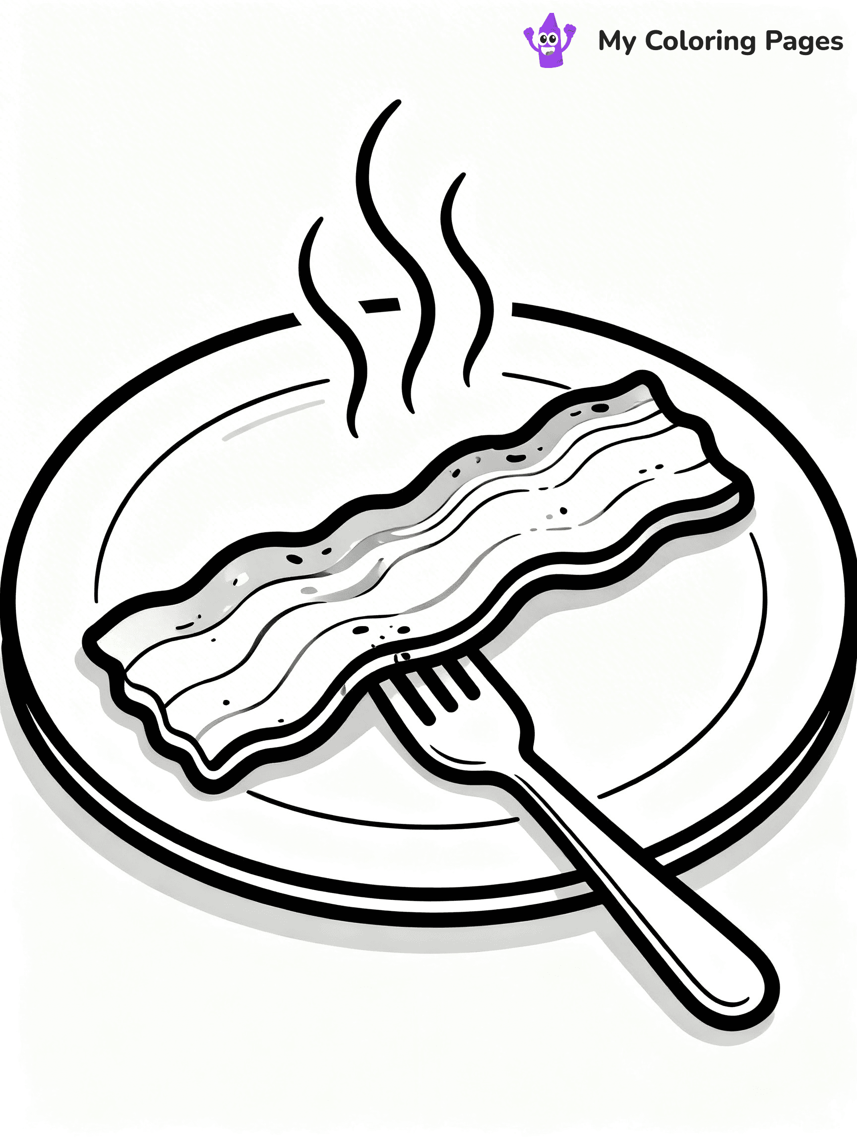 Bacon Coloring Pages - 23