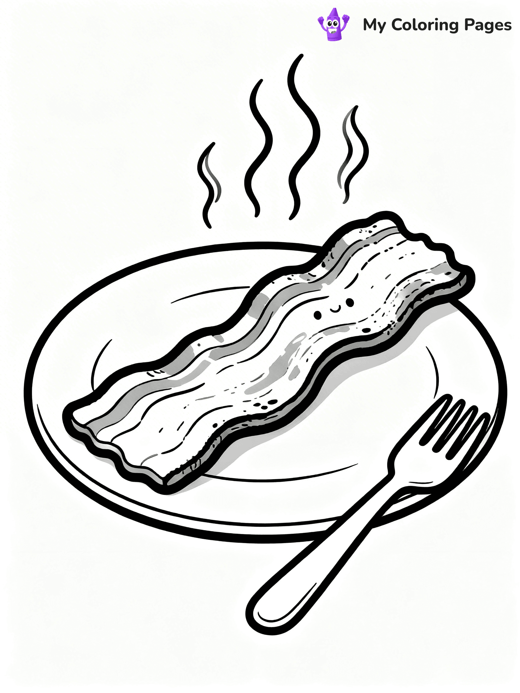 Bacon Coloring Pages - 22