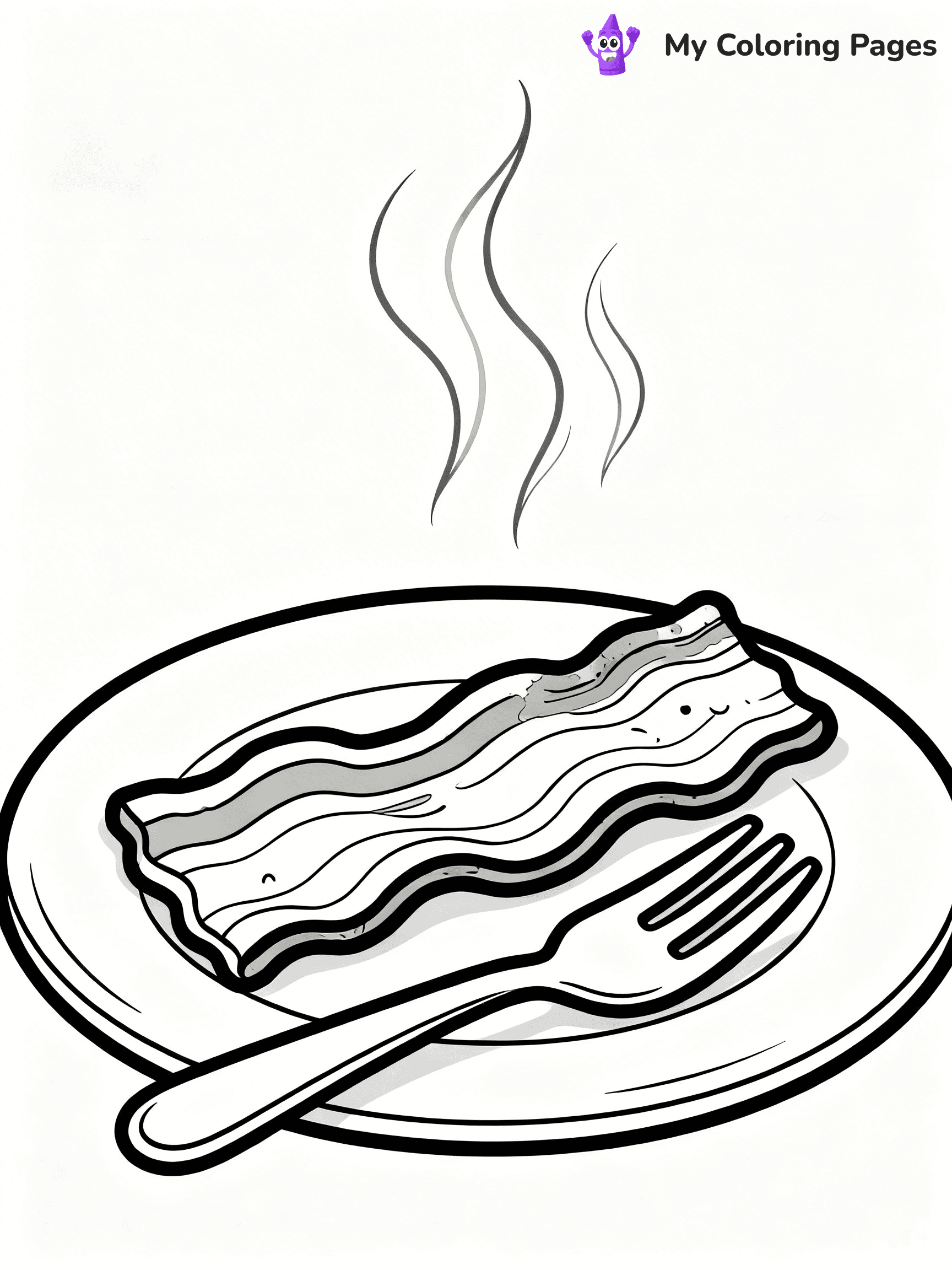 Bacon Coloring Pages - 21