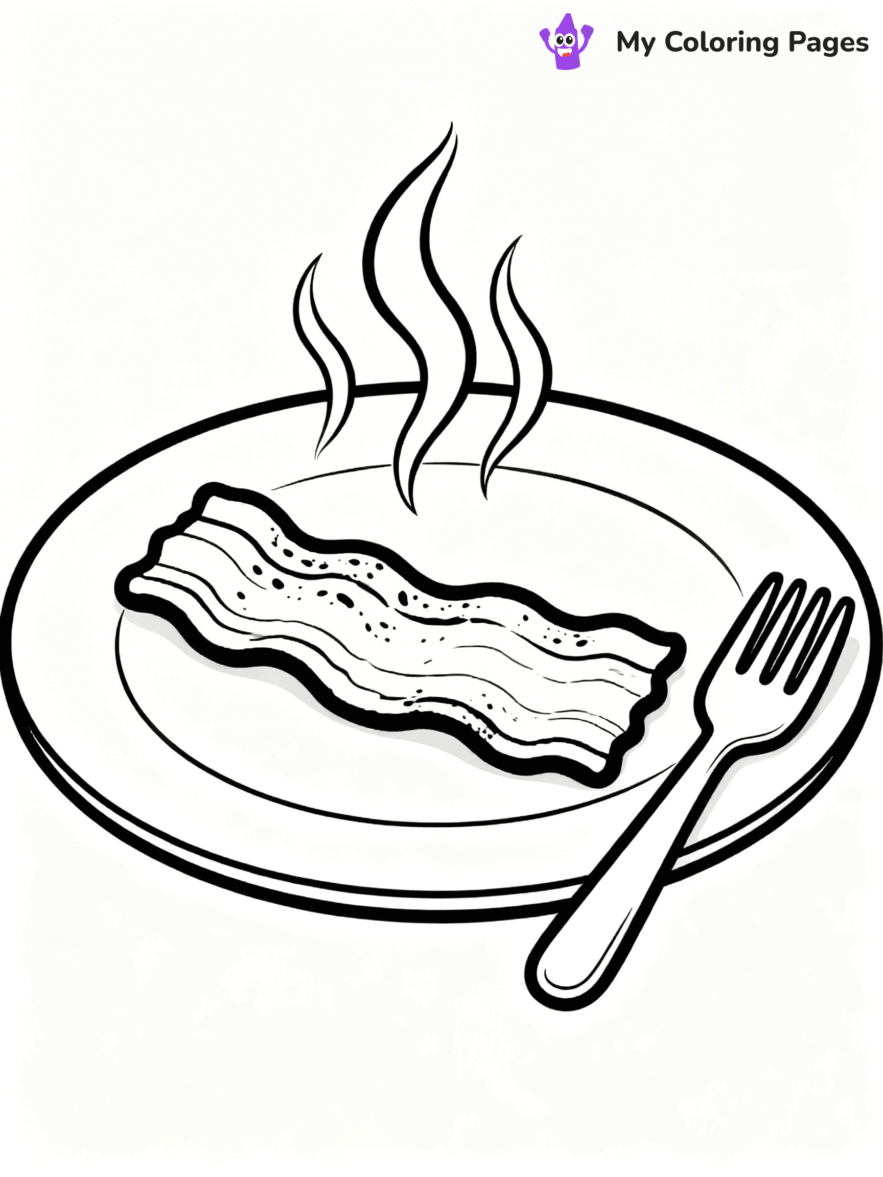 Bacon Coloring Pages - 20