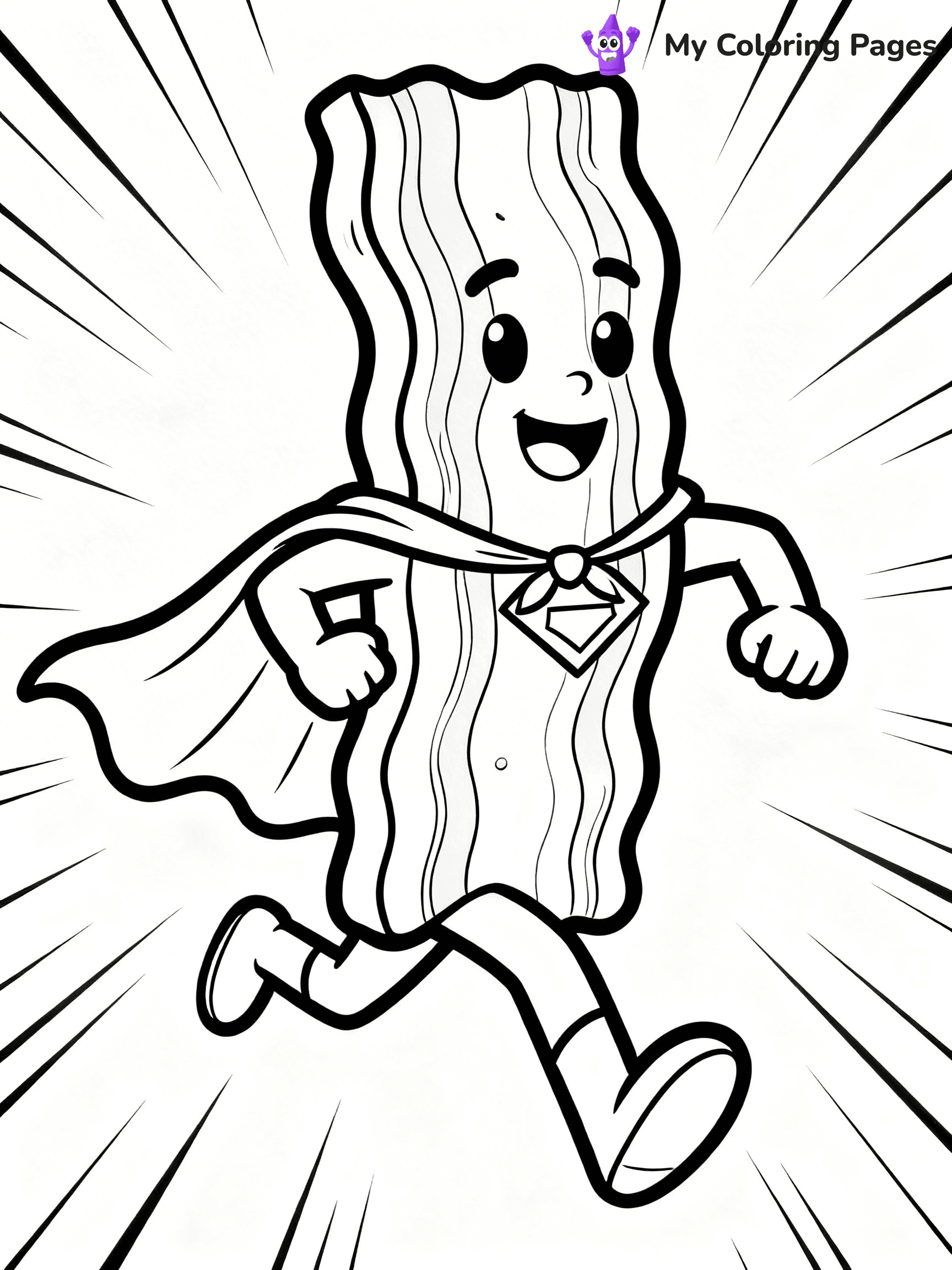 Bacon Coloring Pages - 18
