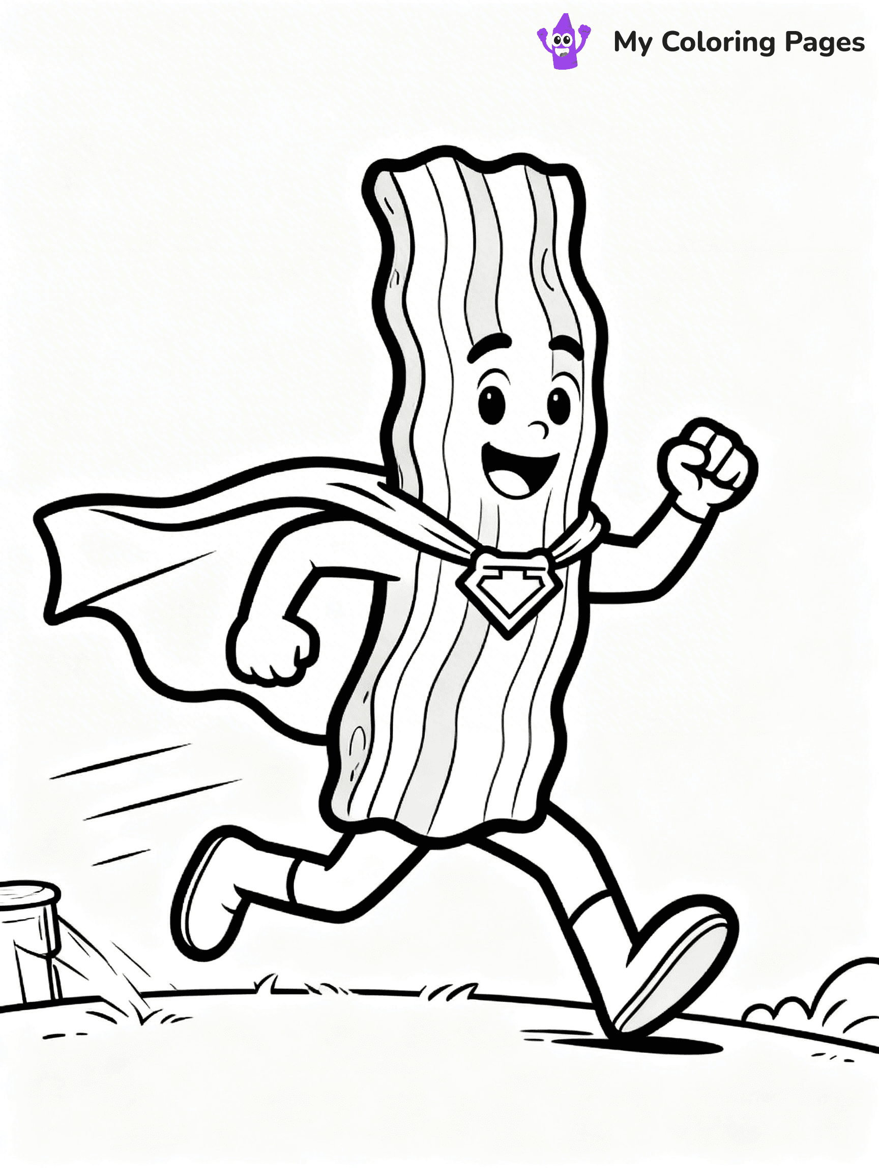 Bacon Coloring Pages - 17