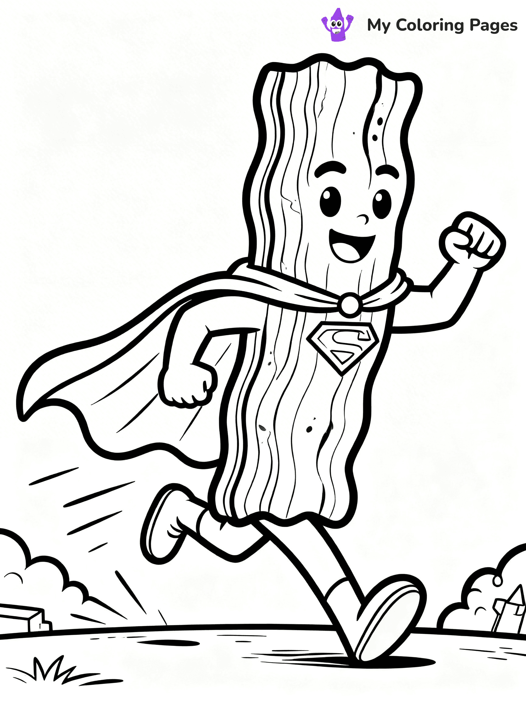 Bacon Coloring Pages - 14