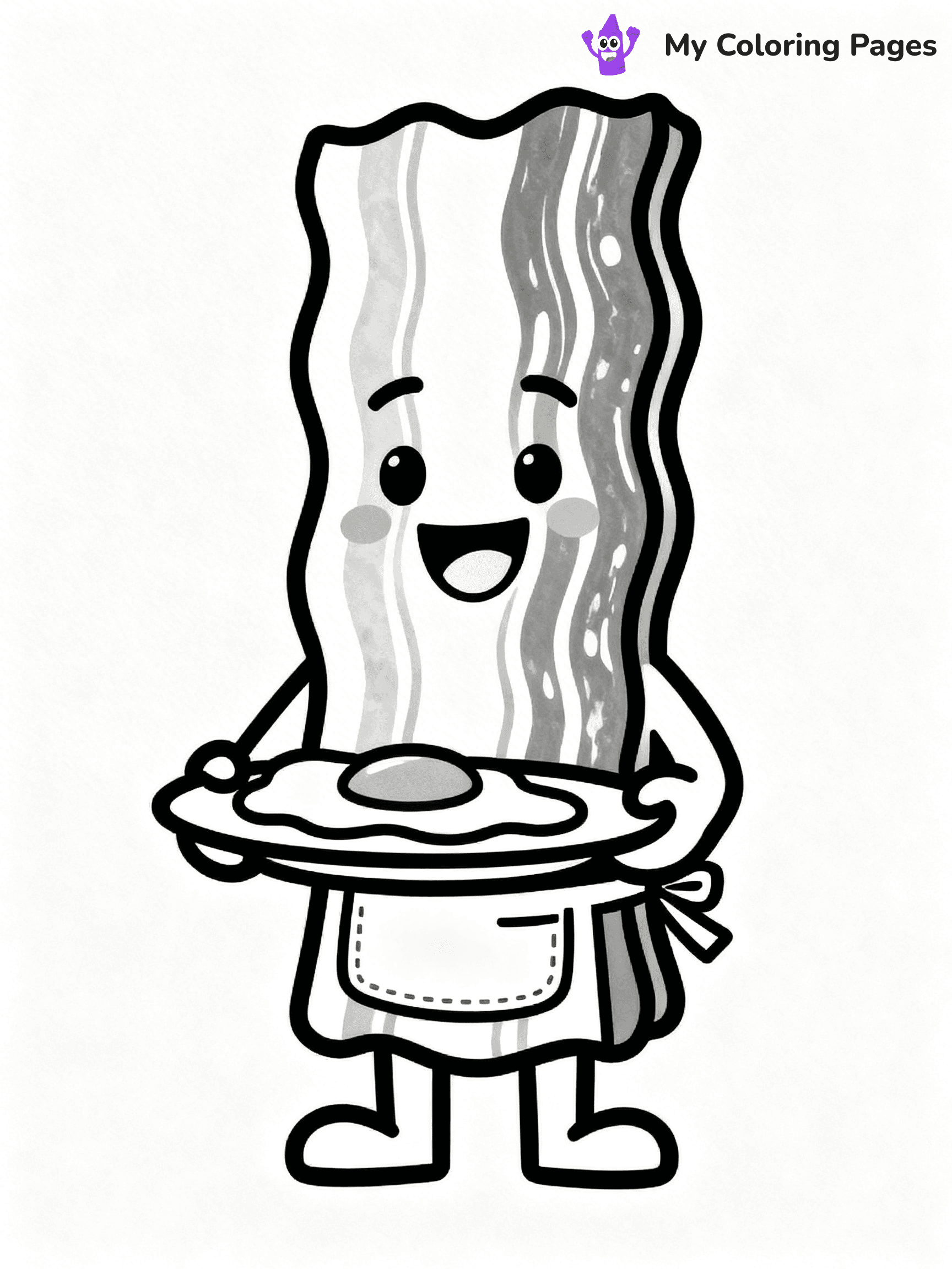 Bacon Coloring Pages - 12