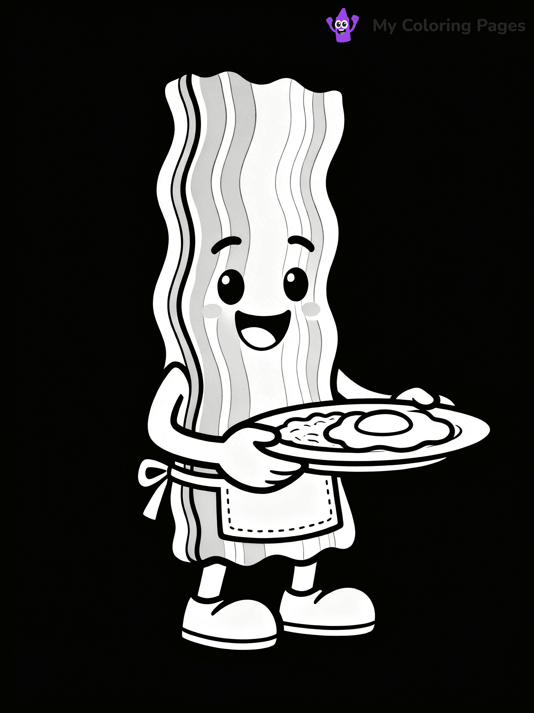 Bacon Coloring Pages - 11