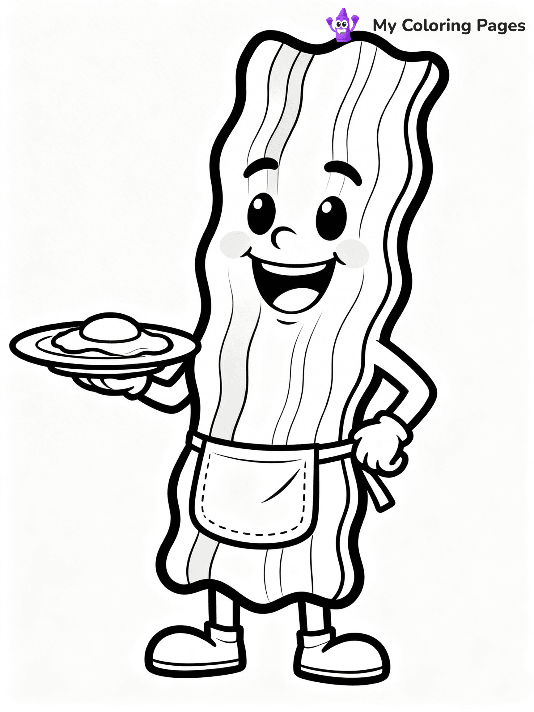 Bacon Coloring Pages - 8