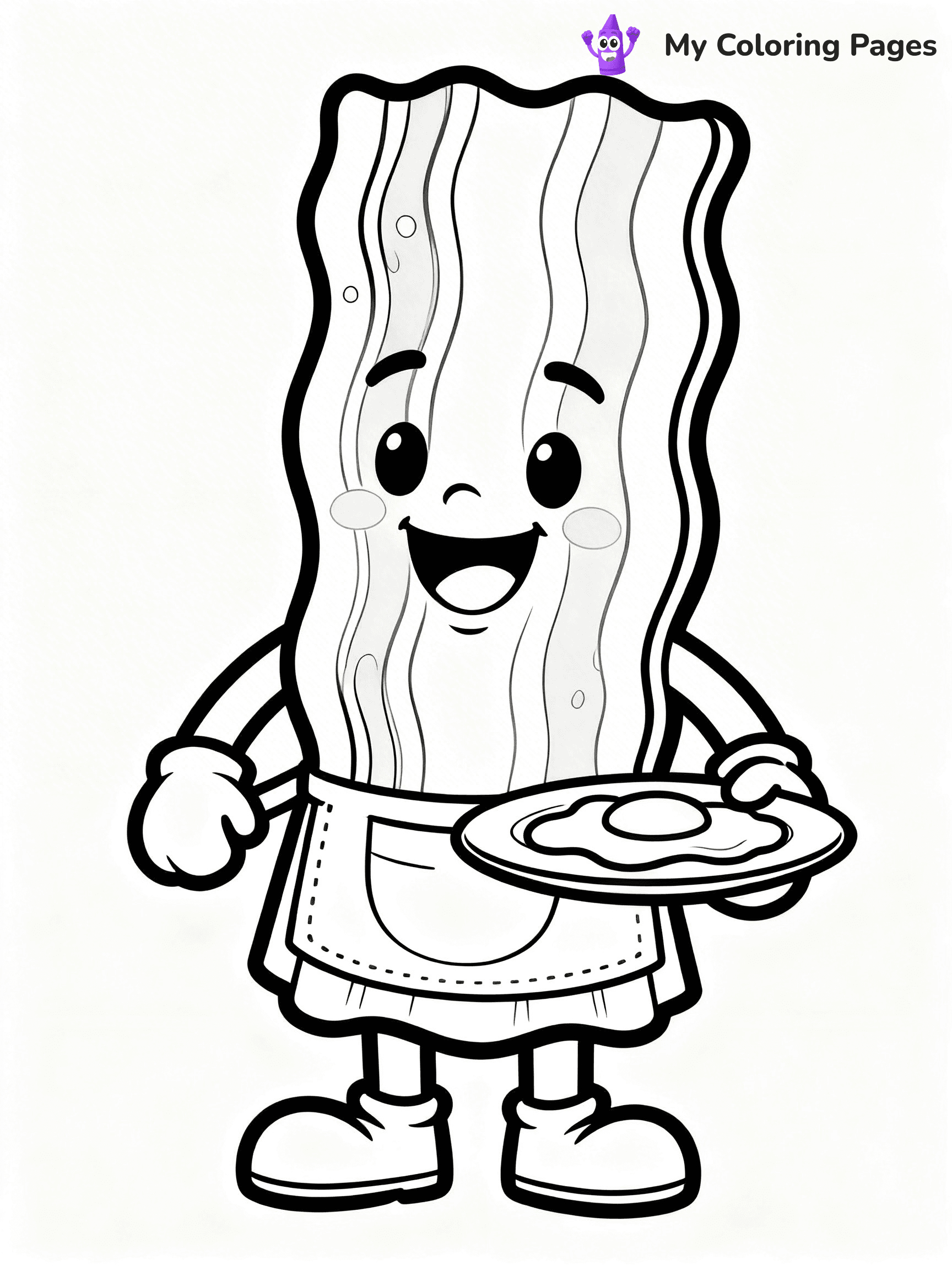 Bacon Coloring Pages - 7
