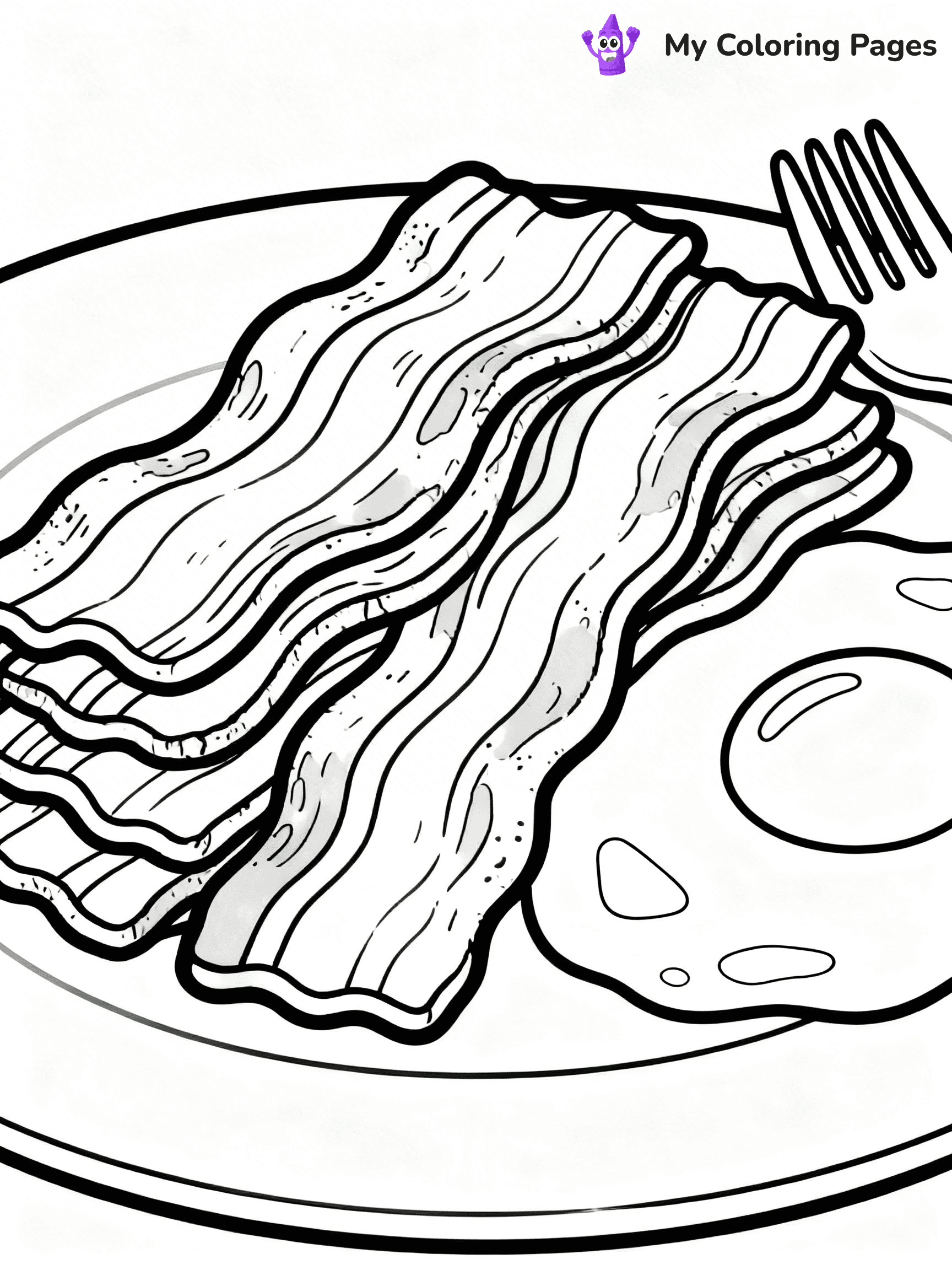 Bacon Coloring Pages - 5