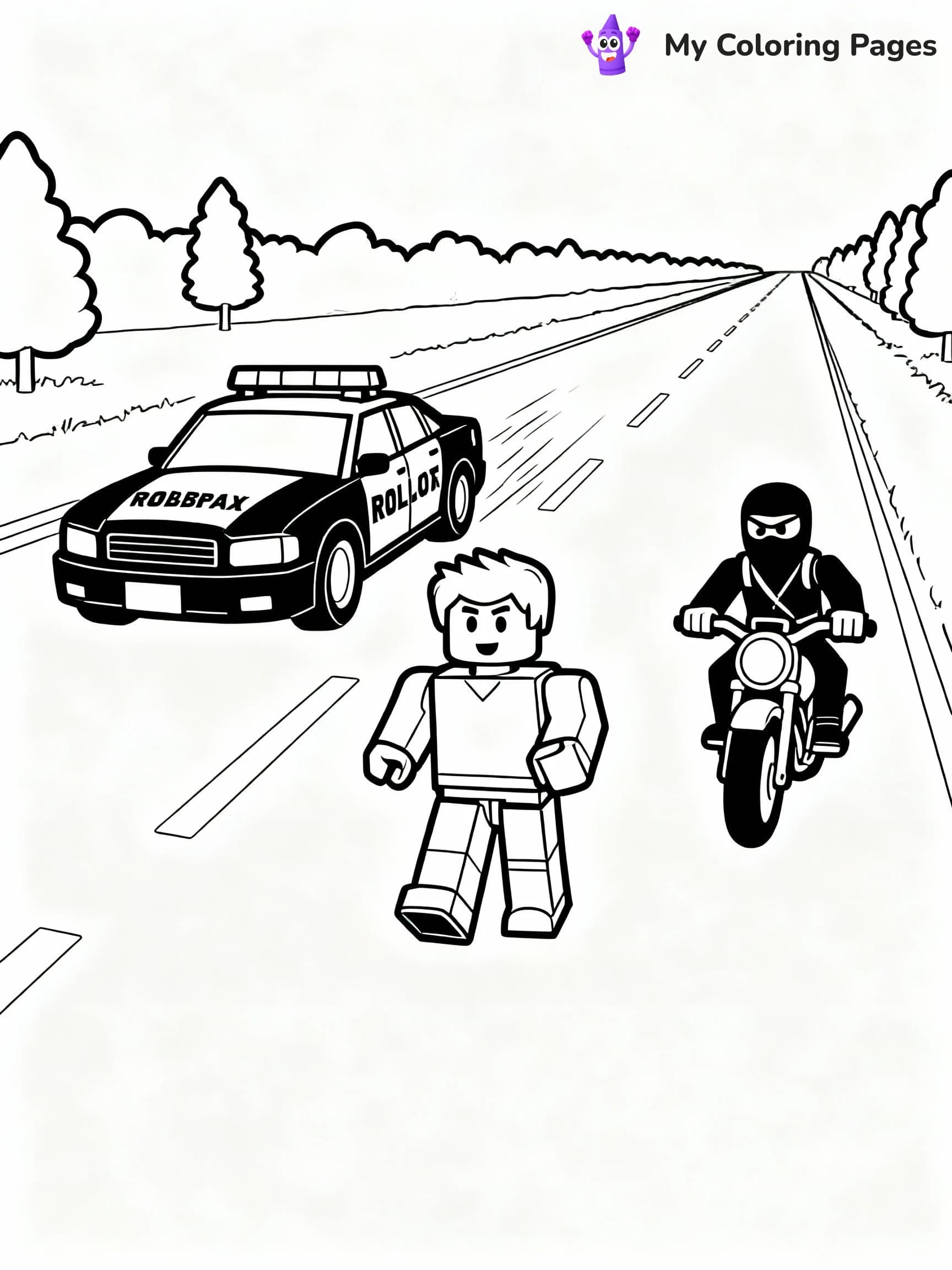 Roblox Coloring Pages - 19