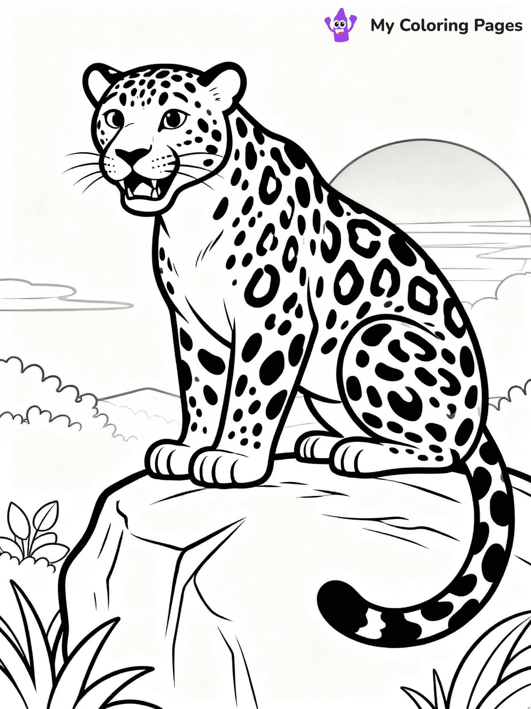 Jaguar Coloring Pages - 24