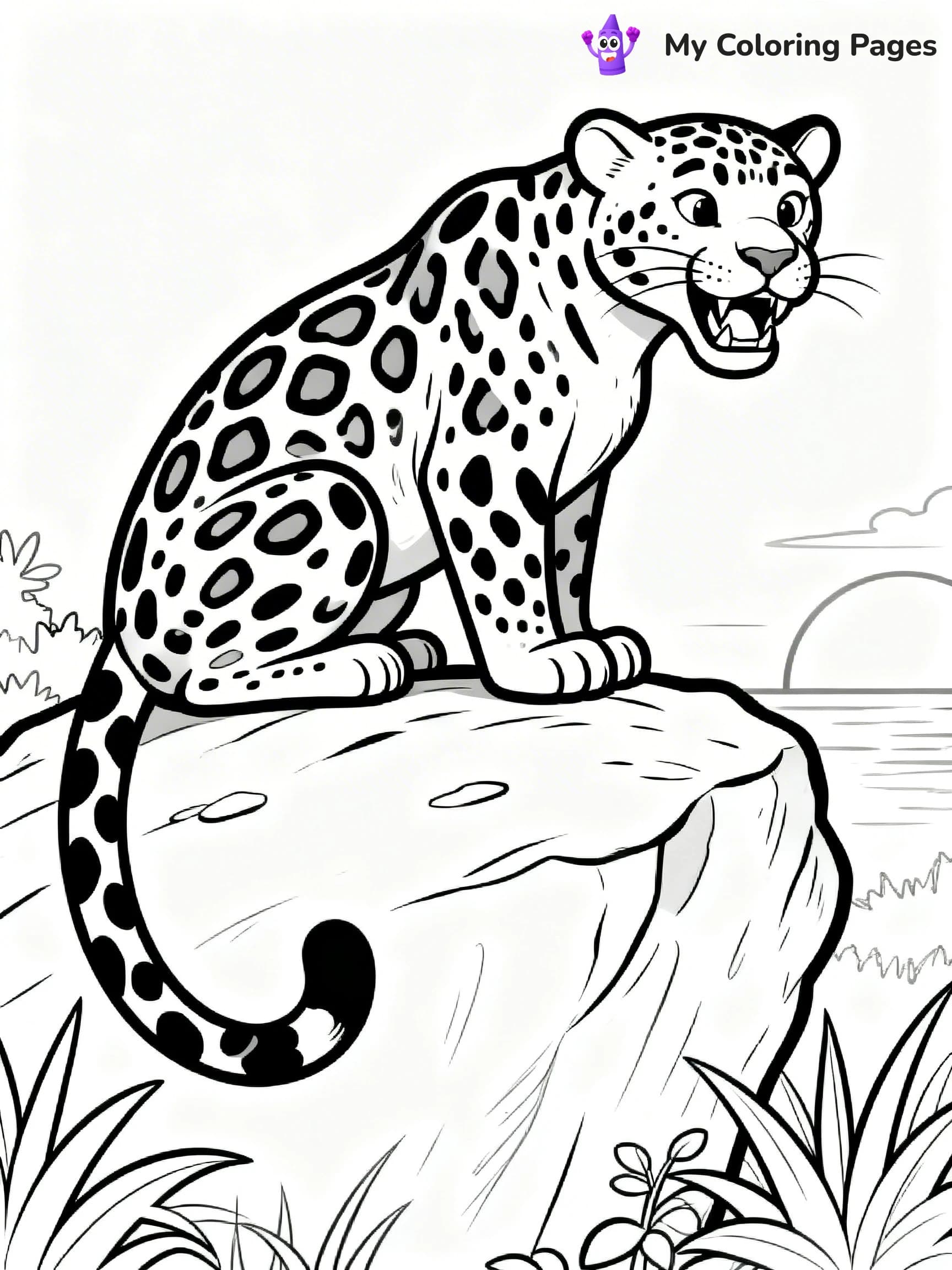 Jaguar Coloring Pages - 20