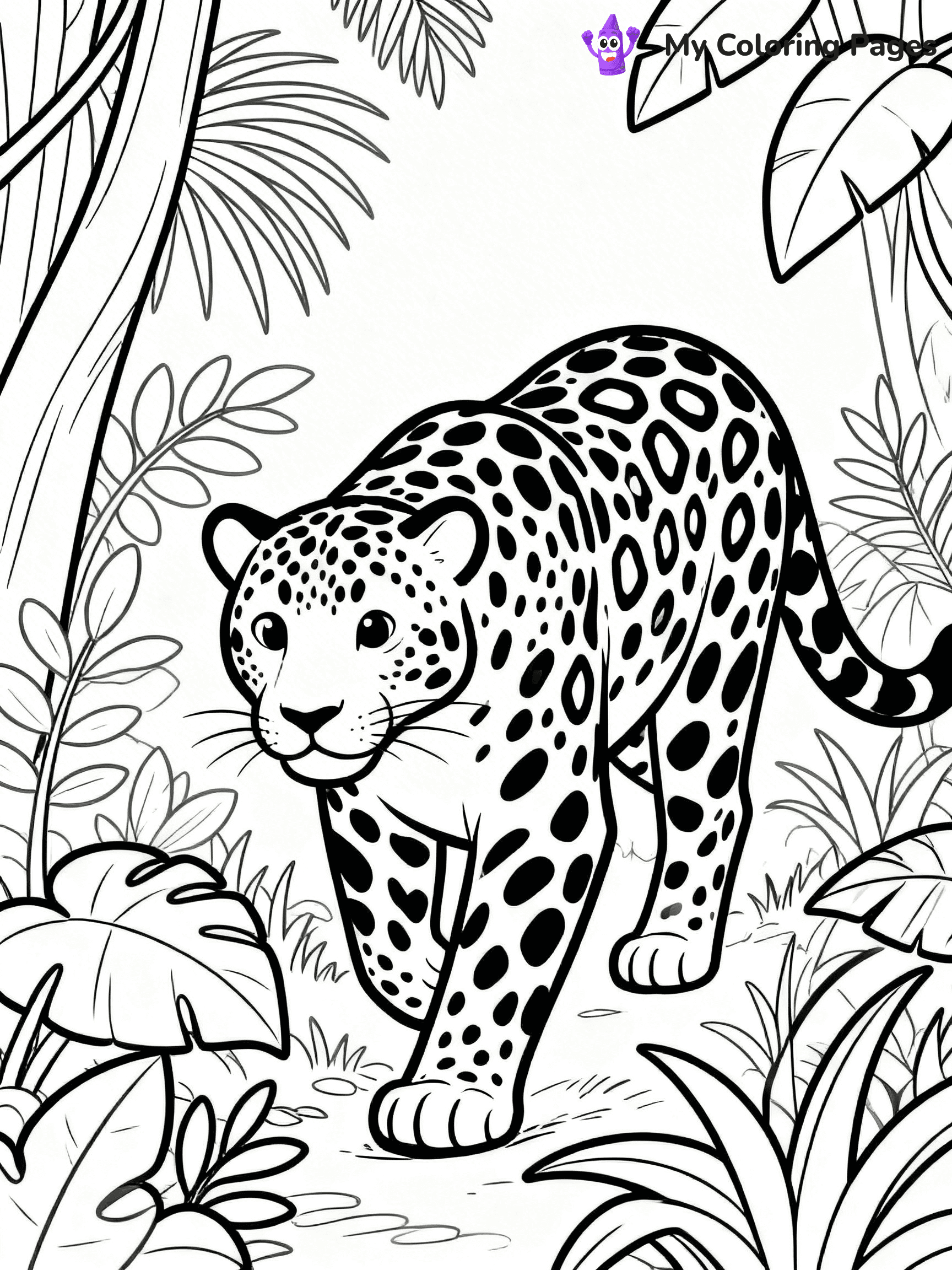 Jaguar Coloring Pages - 7
