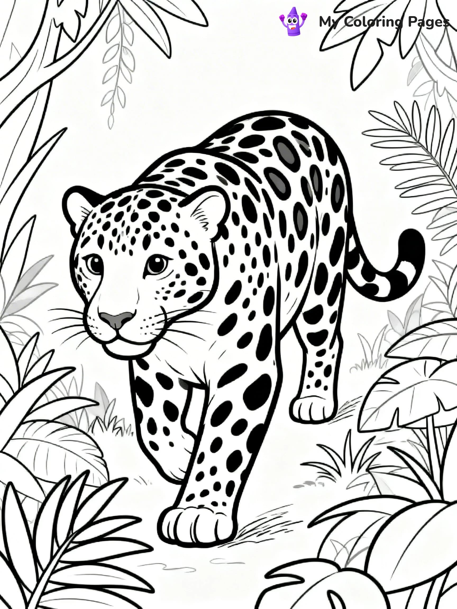 Jaguar Coloring Pages - 6