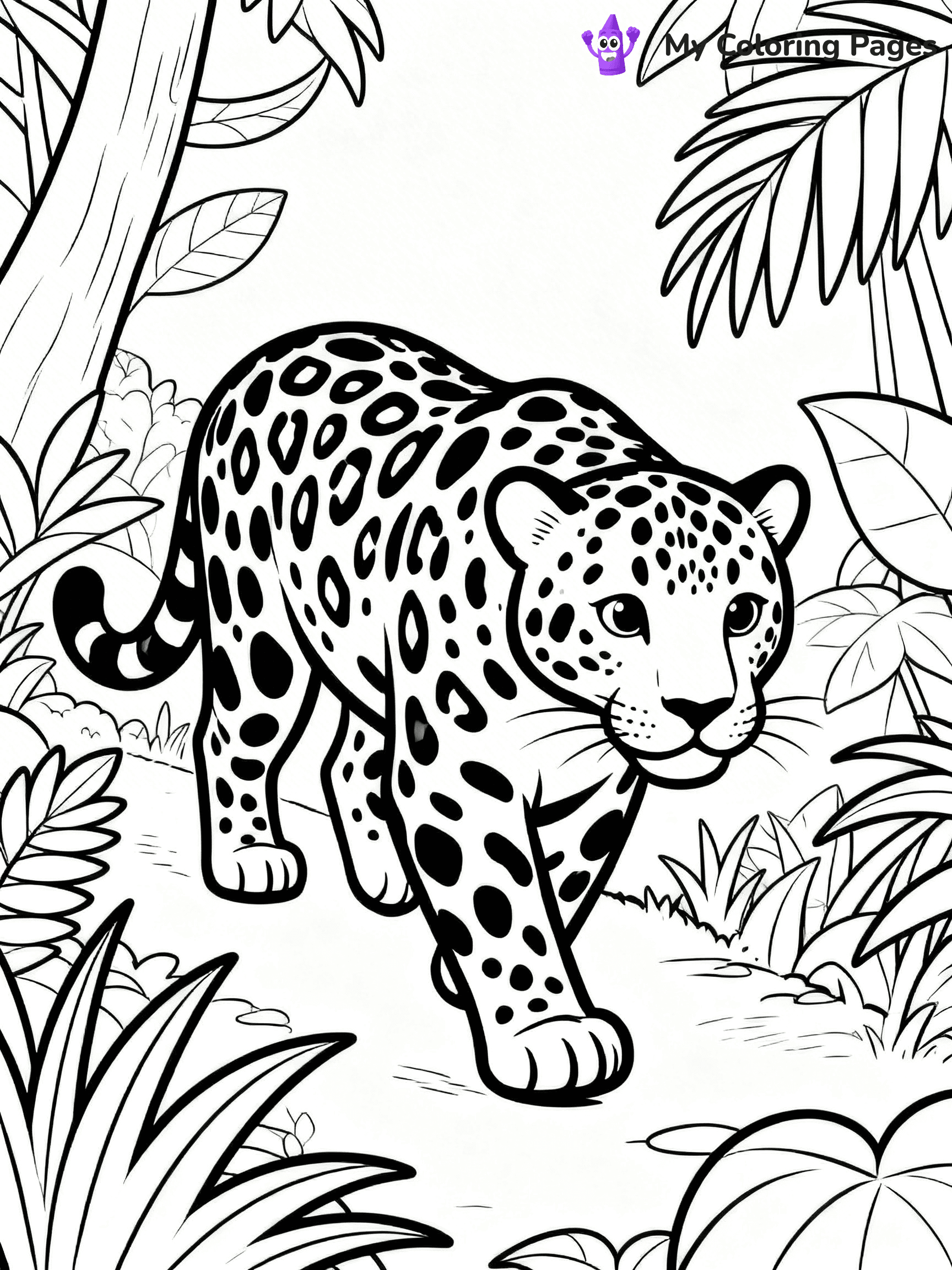 Jaguar Coloring Pages - 5