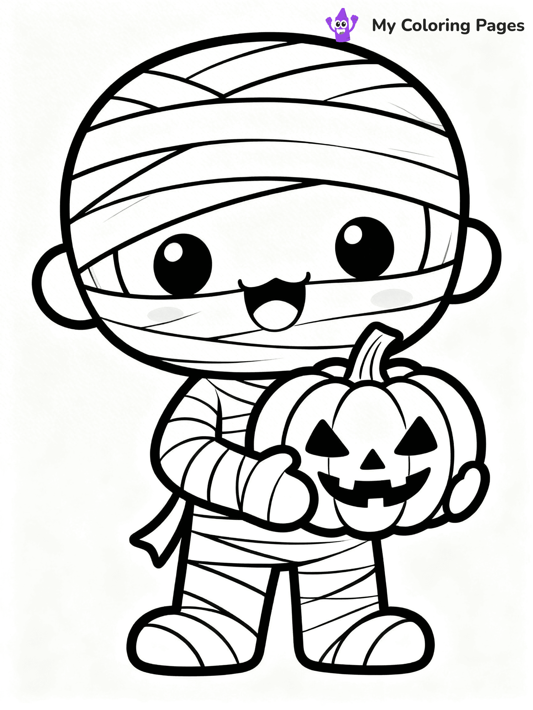 Mummy Coloring Pages - 46
