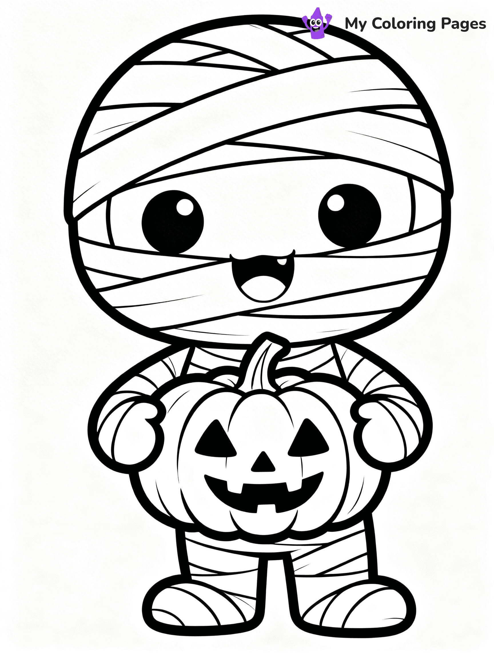 Mummy Coloring Pages - 45
