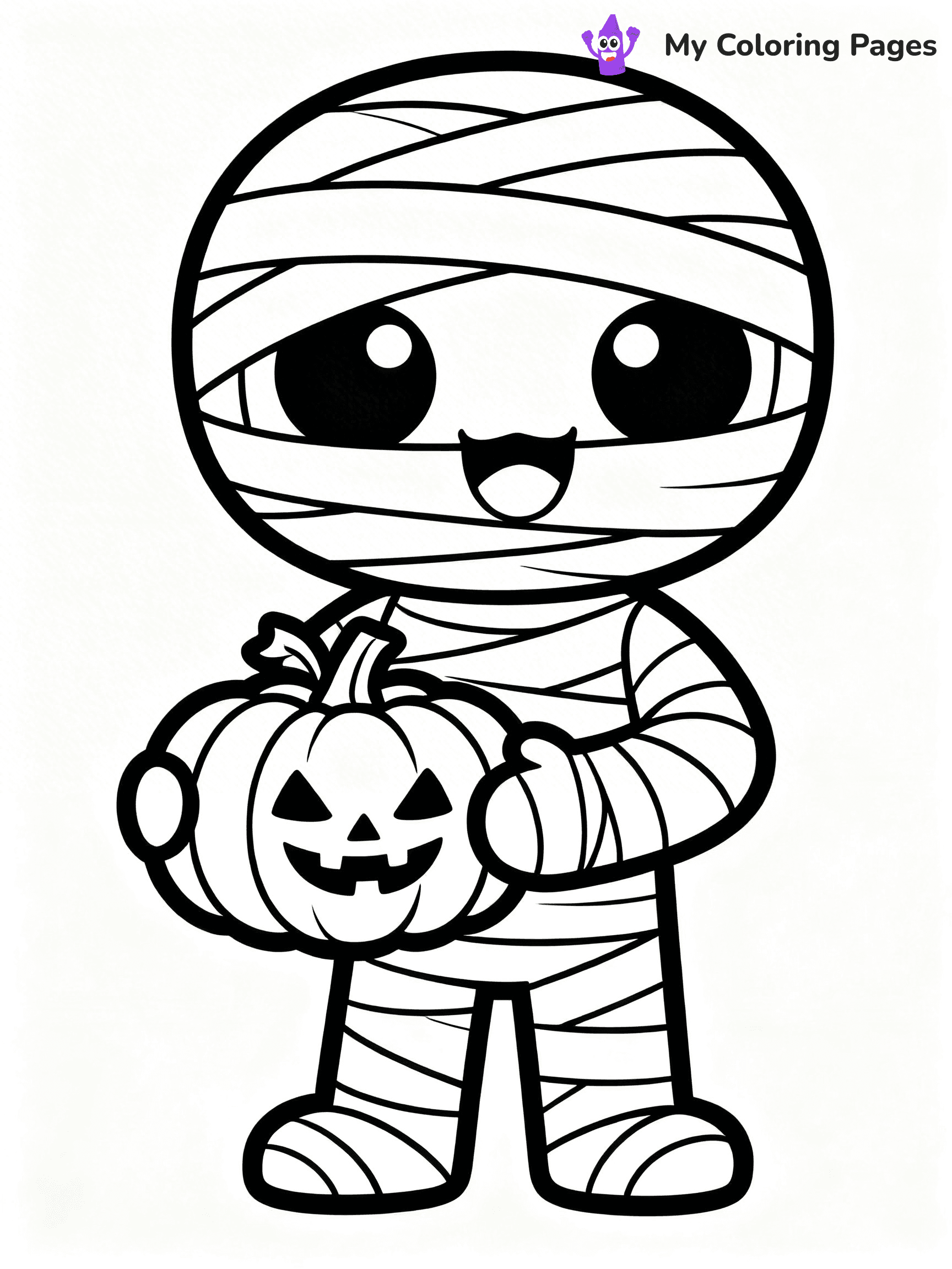 Mummy Coloring Pages - 44