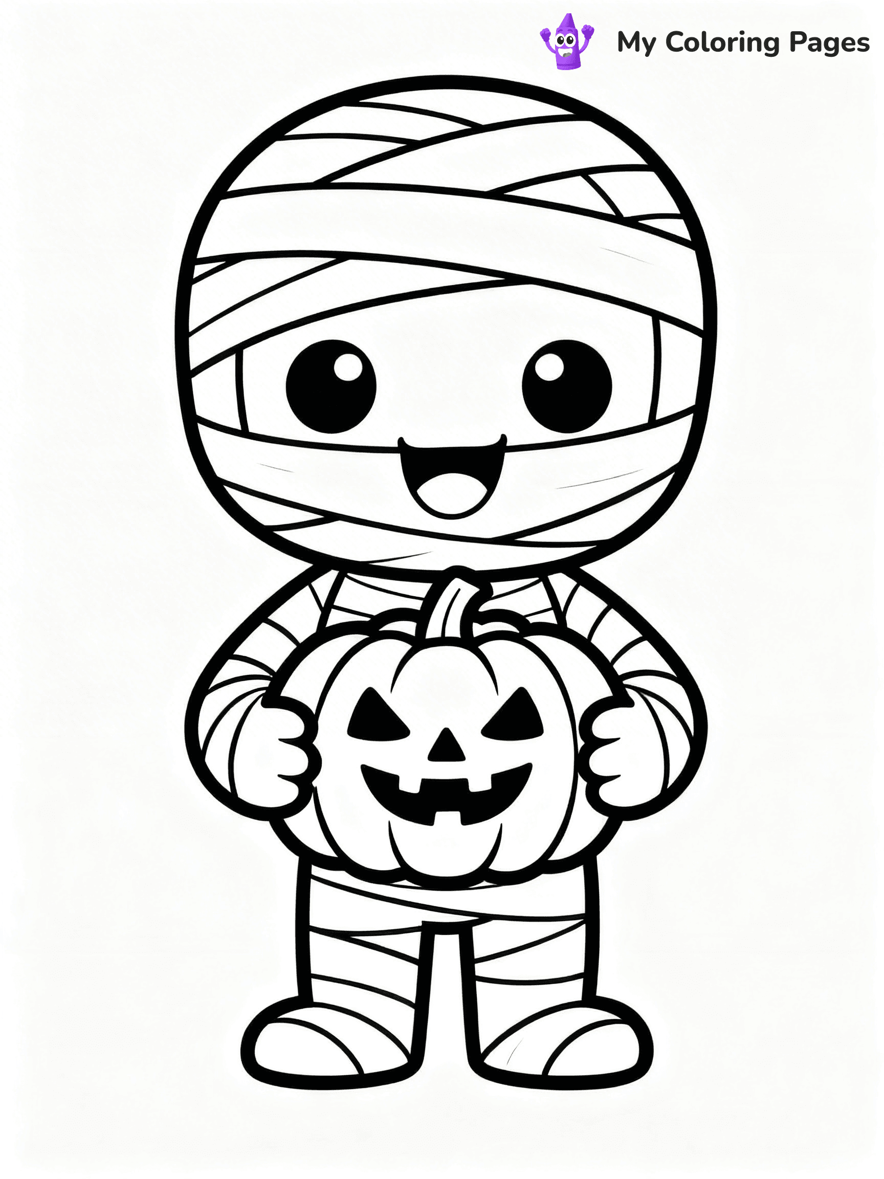 Mummy Coloring Pages - 43