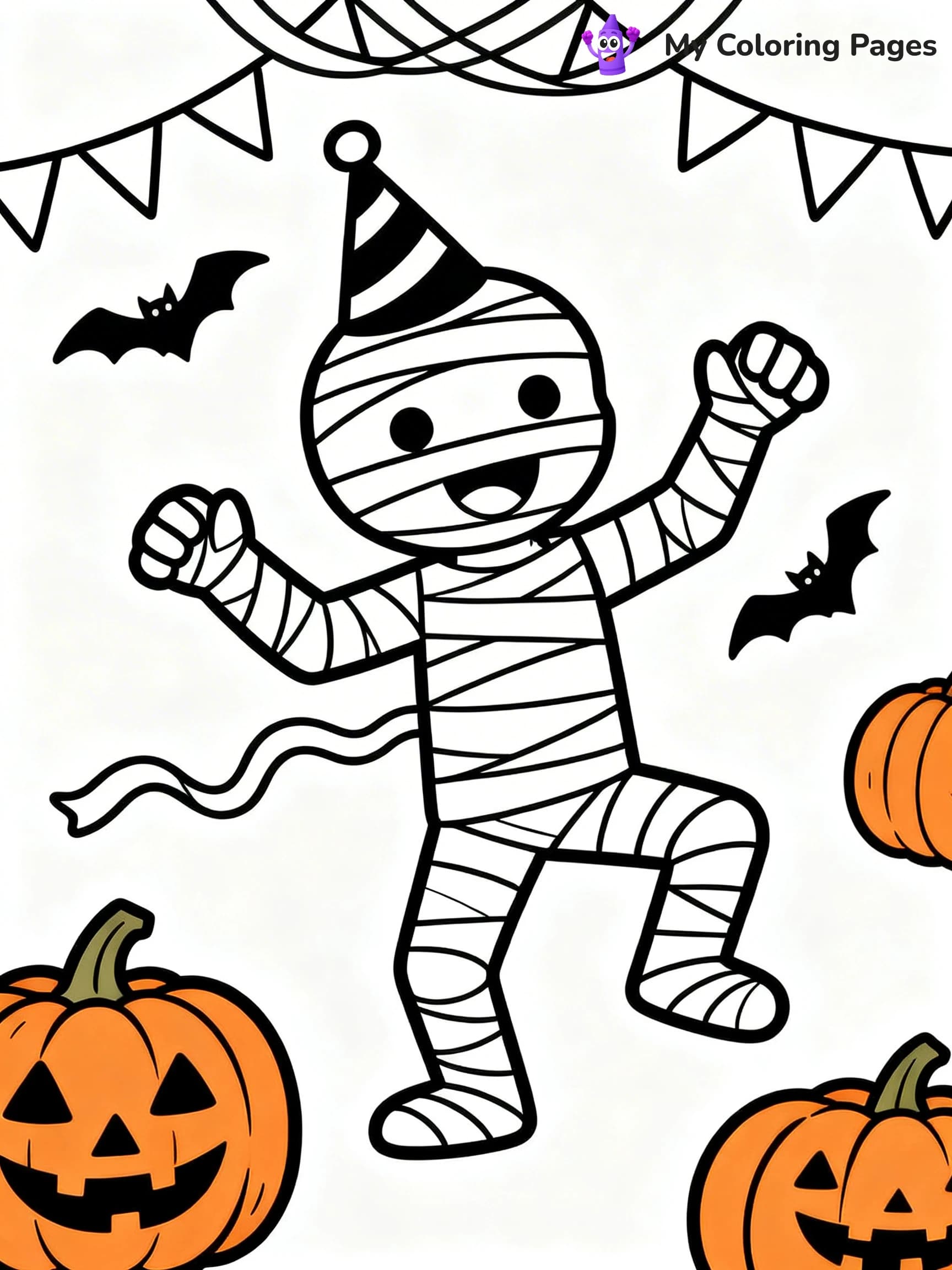 Mummy Coloring Pages - 21