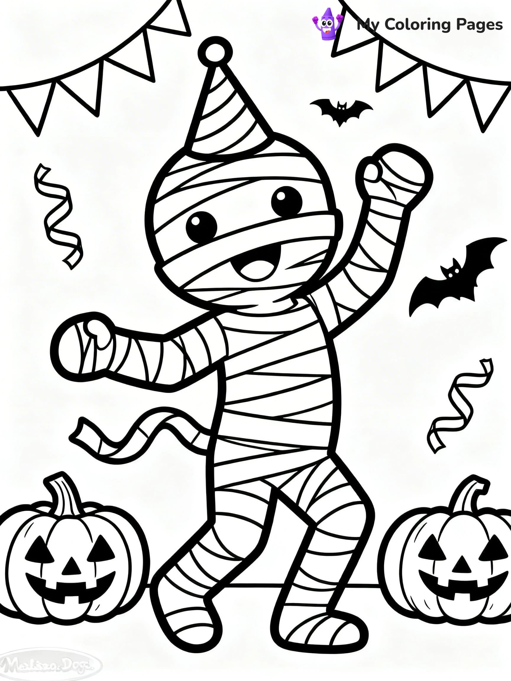 Mummy Coloring Pages - 15