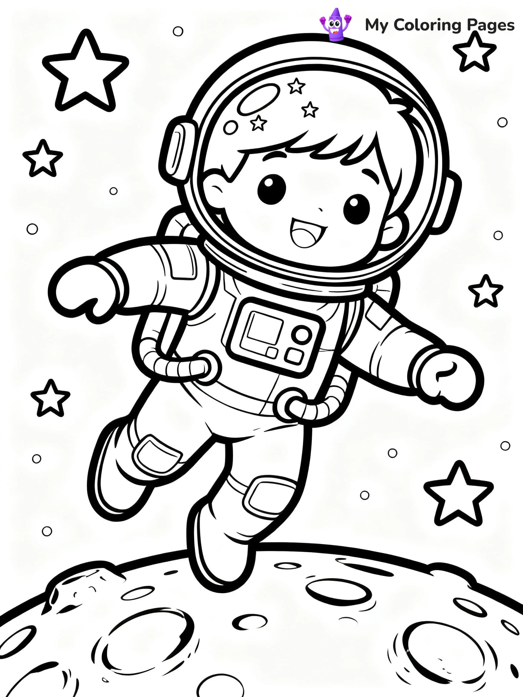 Moon Coloring Pages - 23