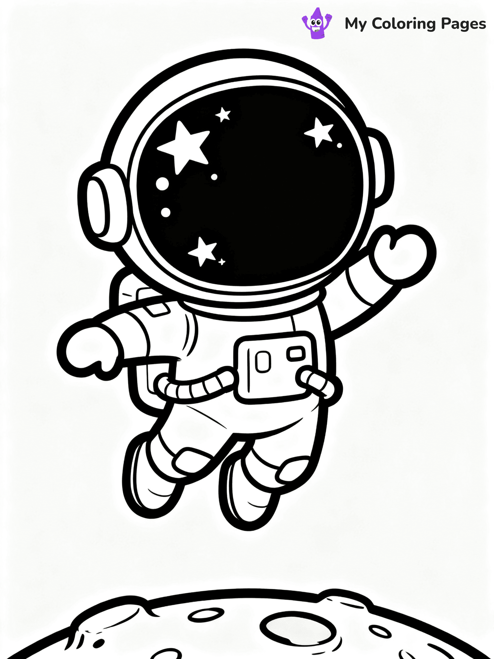 Moon Coloring Pages - 22