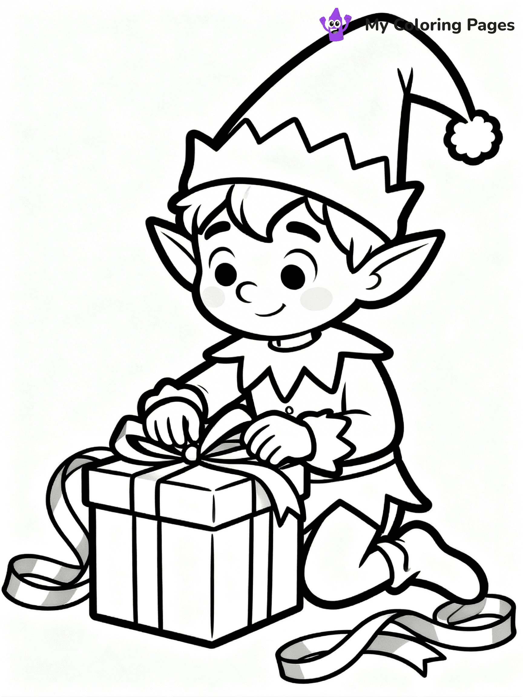 Detailed Christmas Coloring Pages - 79