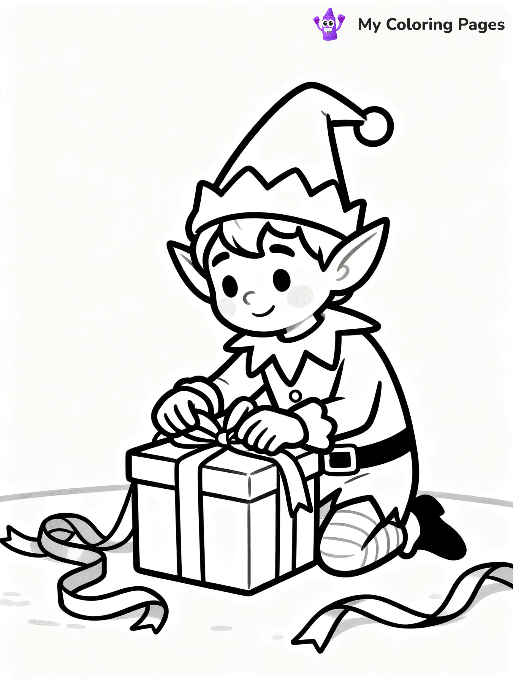 Detailed Christmas Coloring Pages - 77