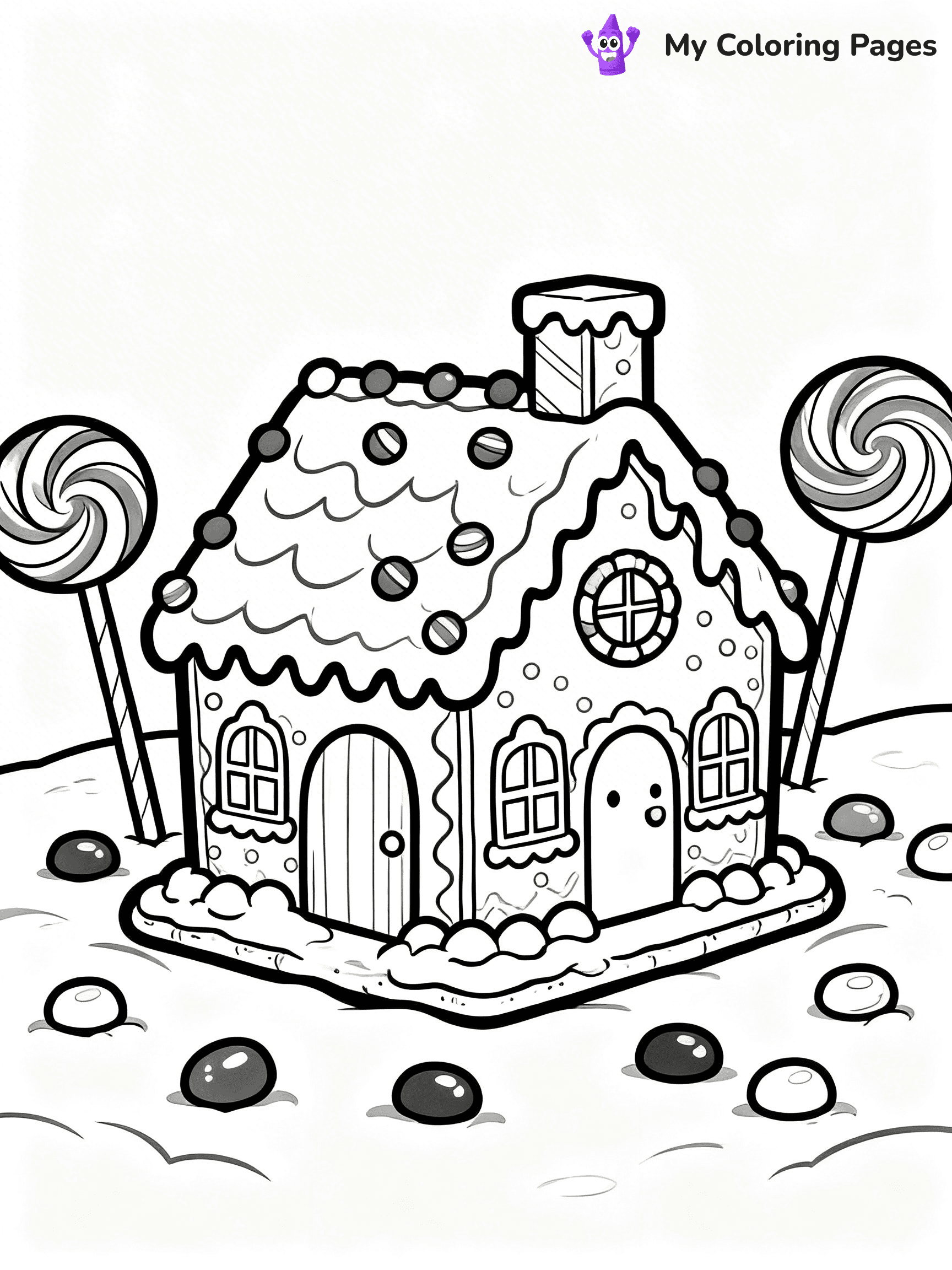 Detailed Christmas Coloring Pages - 74