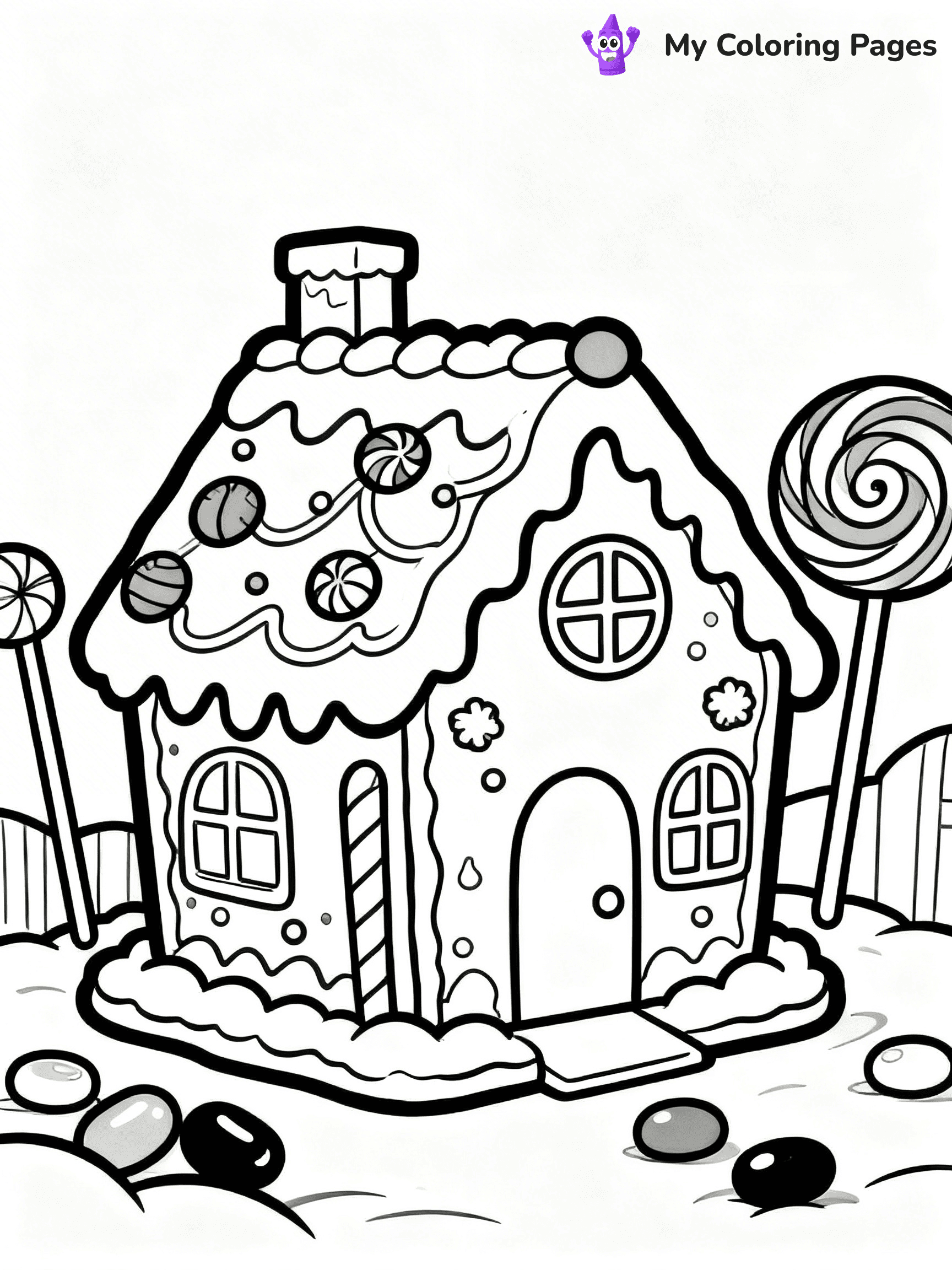 Detailed Christmas Coloring Pages - 72