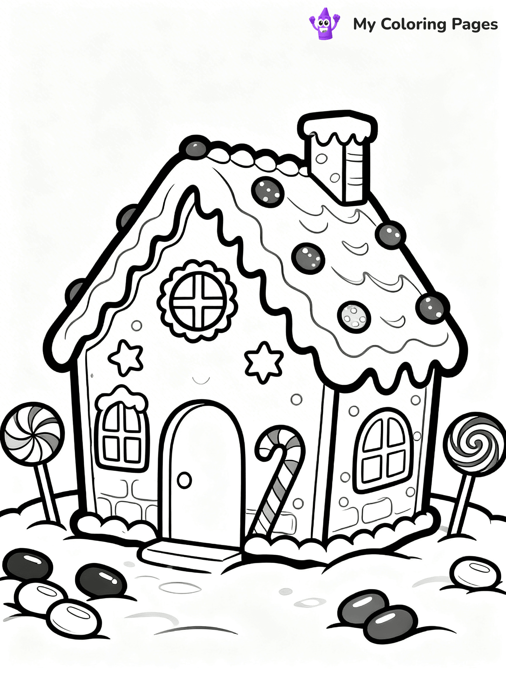 Detailed Christmas Coloring Pages - 69