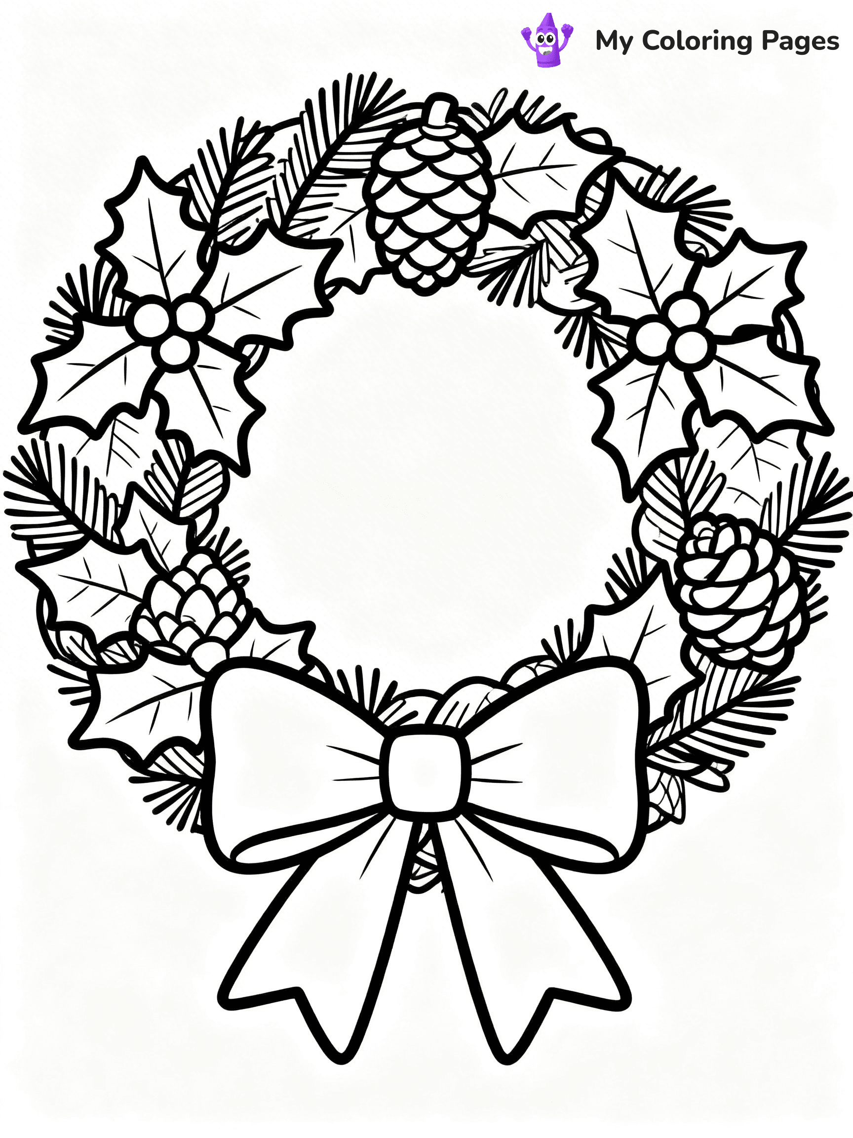Detailed Christmas Coloring Pages - 66