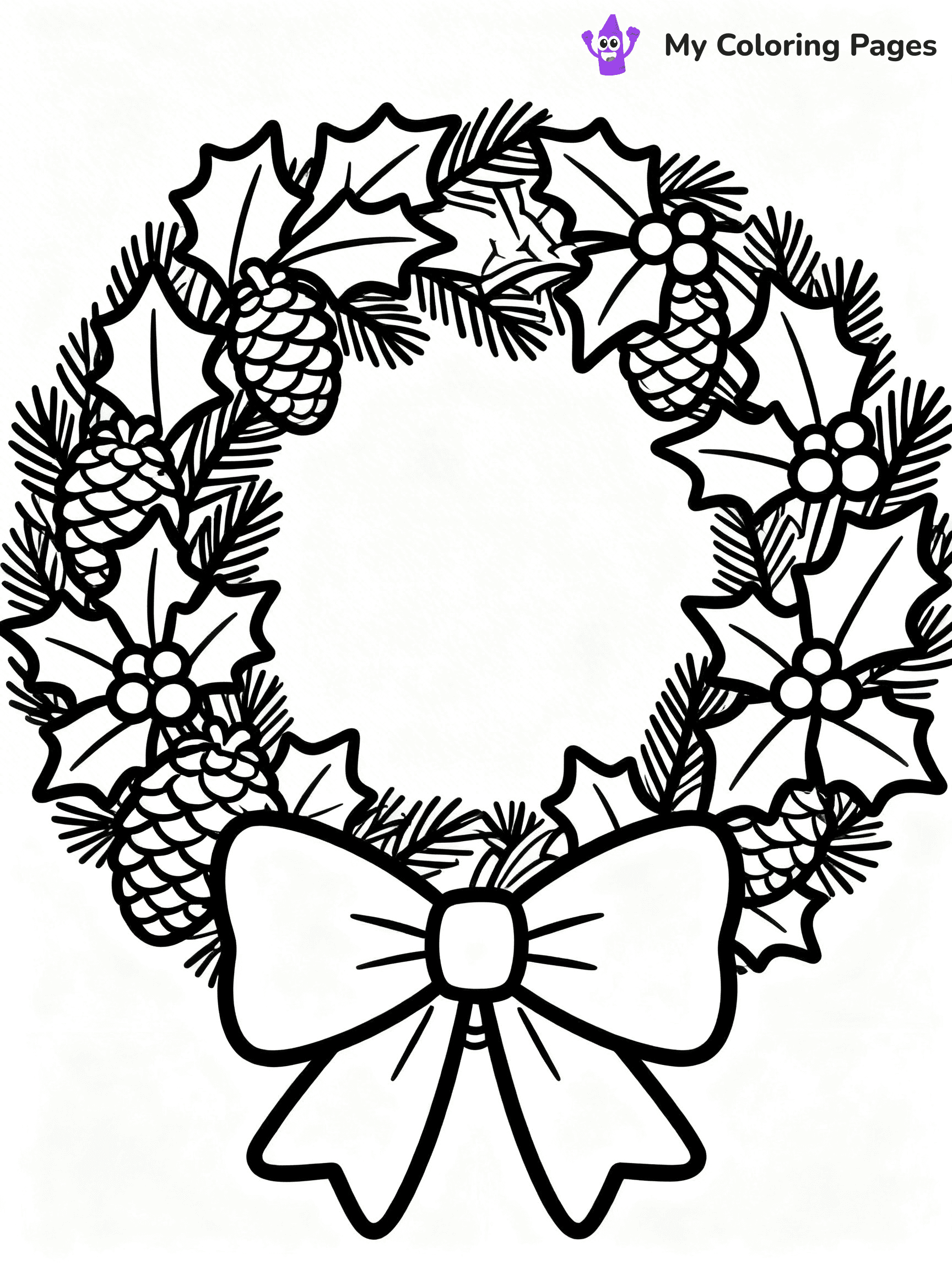 Detailed Christmas Coloring Pages - 64