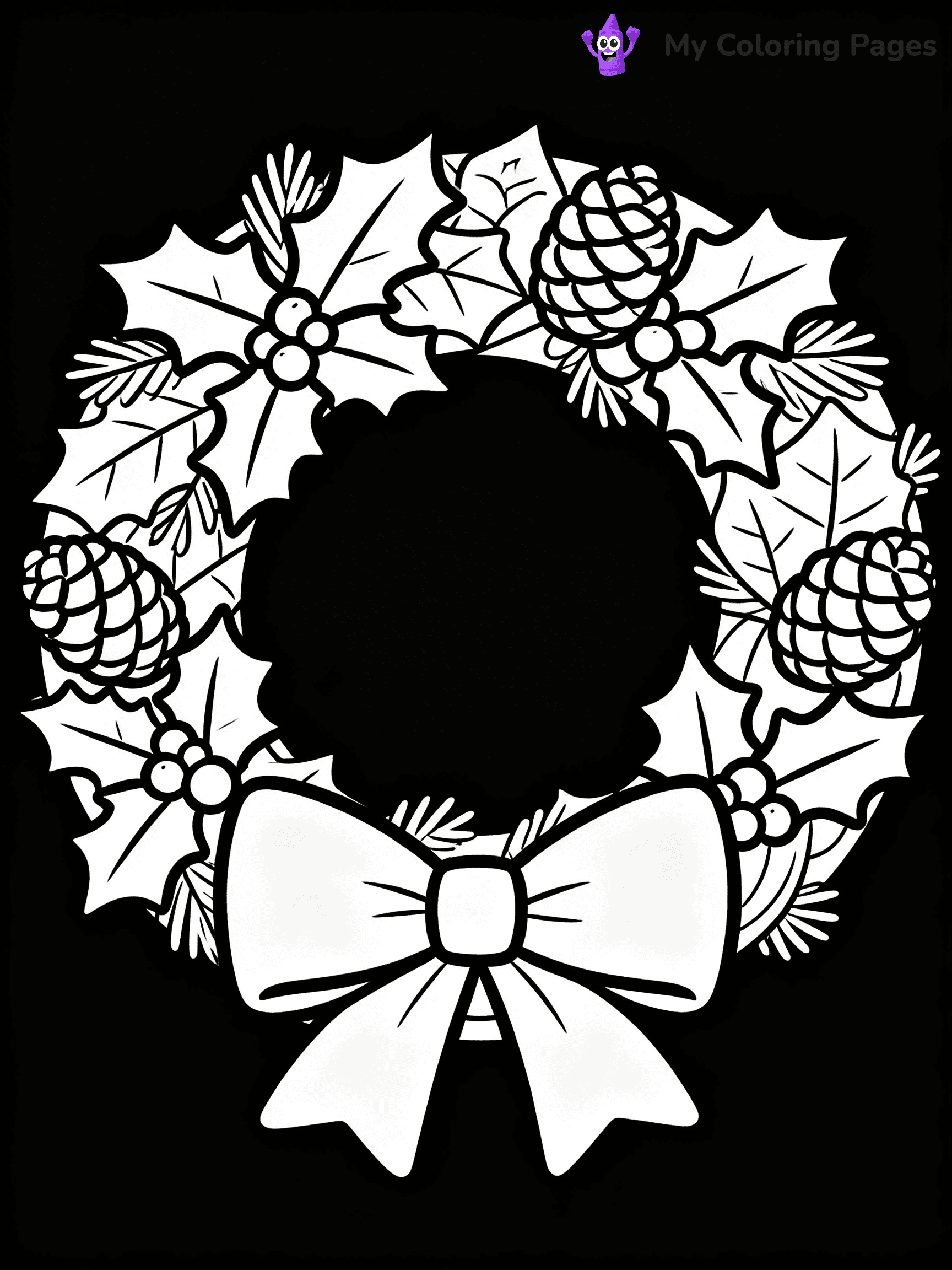 Detailed Christmas Coloring Pages - 62