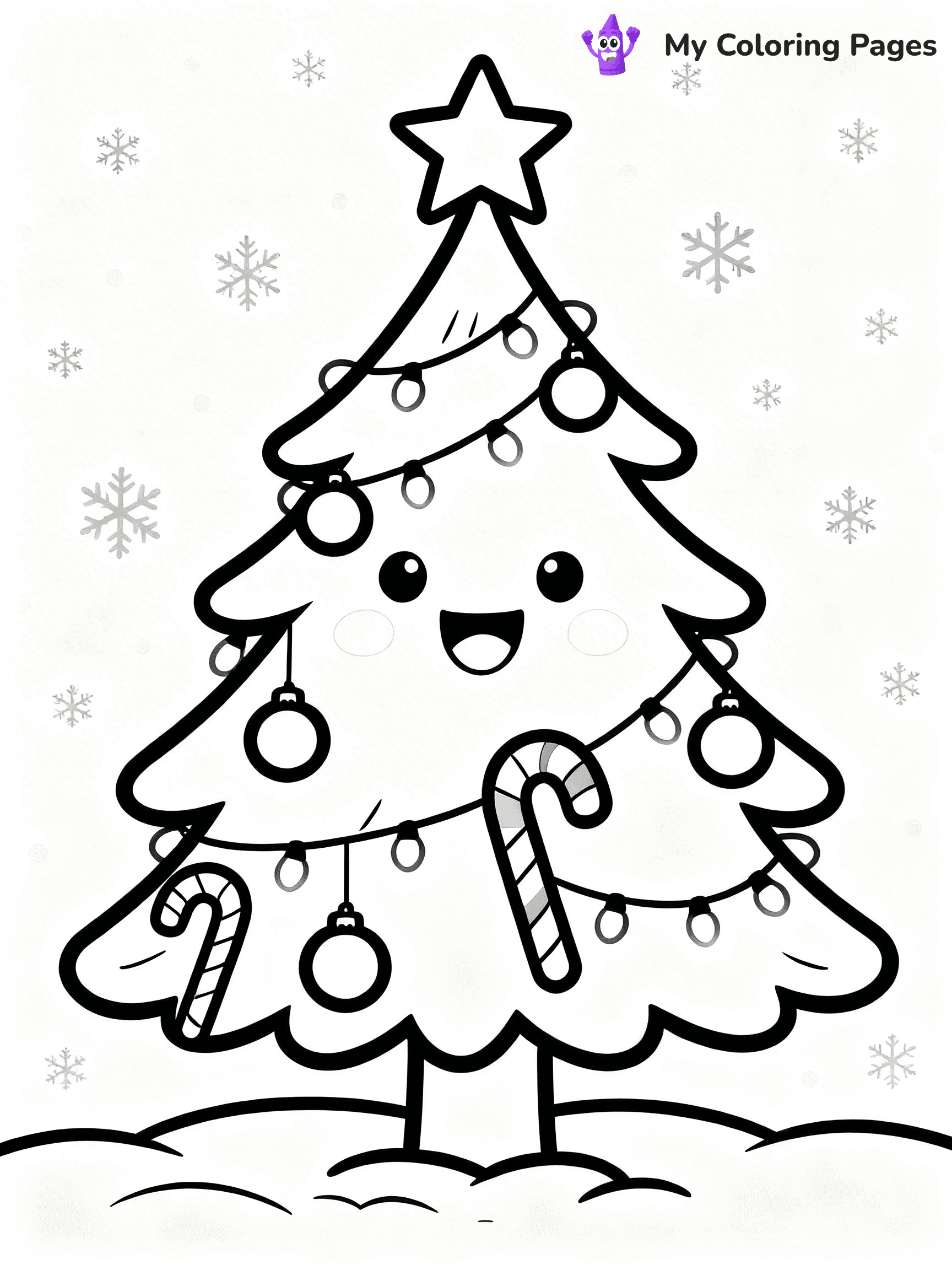 Detailed Christmas Coloring Pages - 50